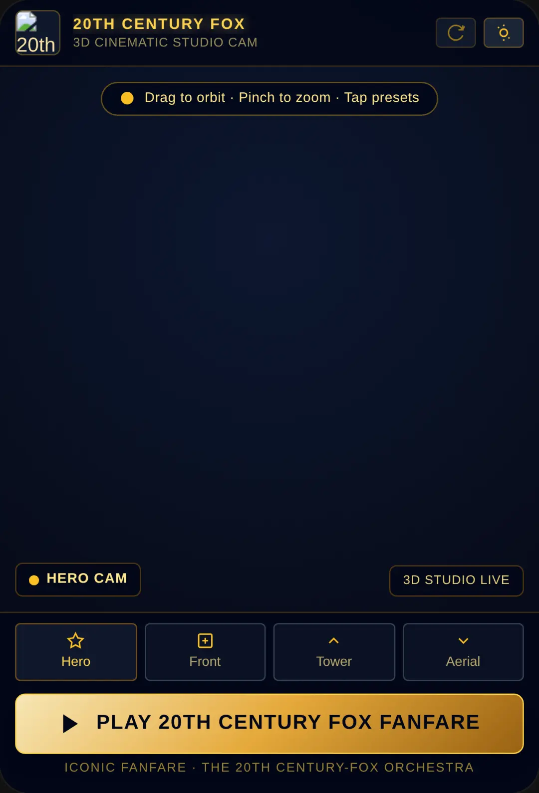 20th Century Fox 3d (ACCURATE MODEL) Free cam mode! cover