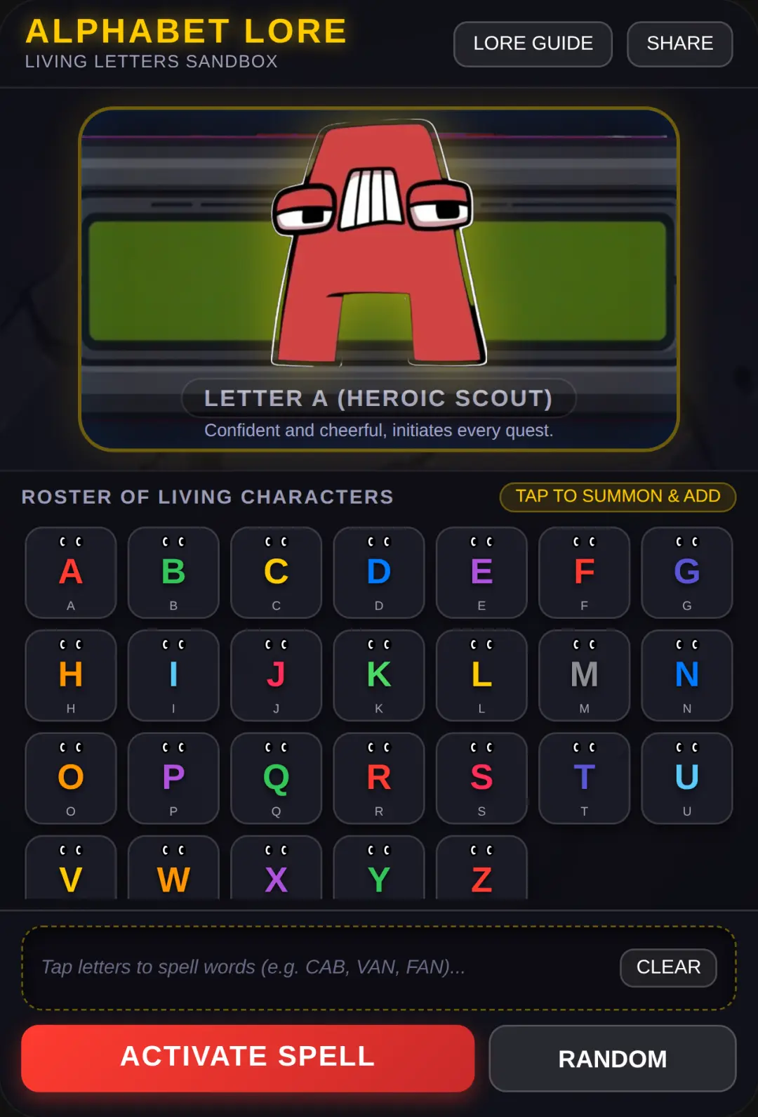 Alphabet Lore A B C cover