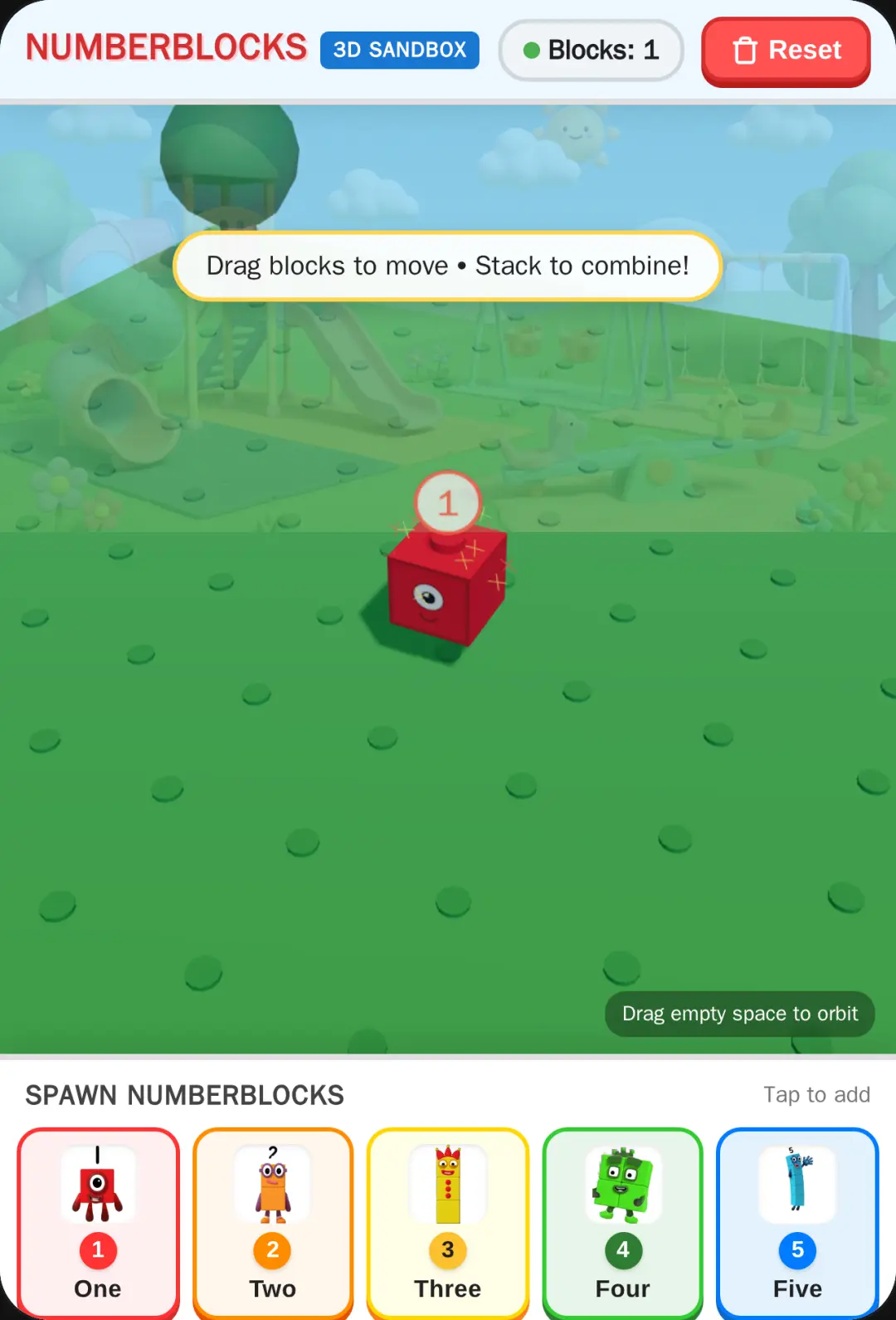 Numberblocks Roblox Sandbox cover