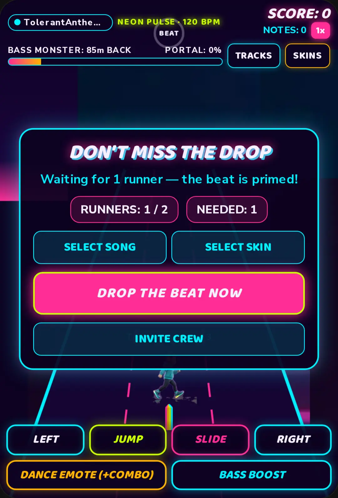 Neon Bass Chase cover