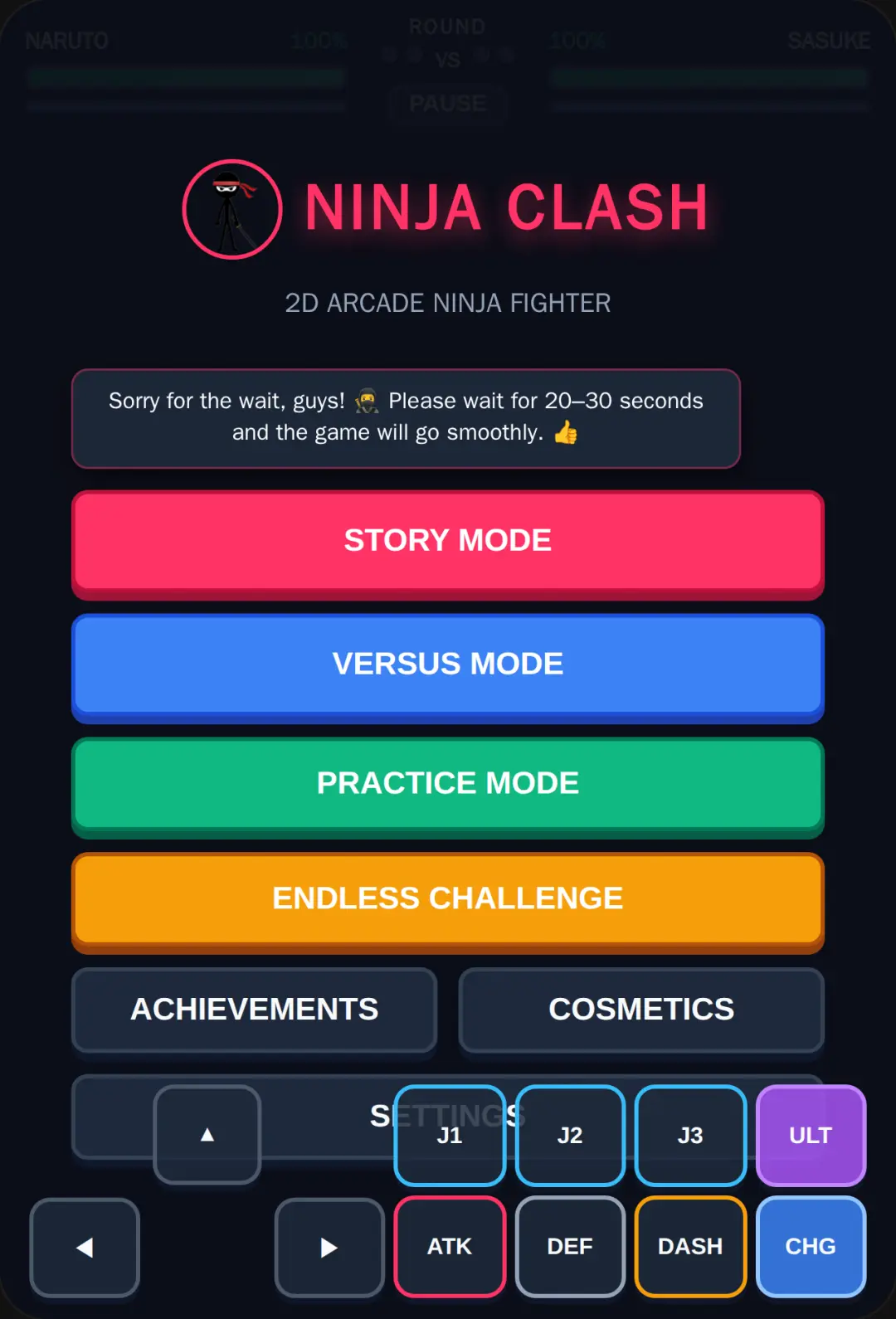 NINJA CLASH please press any random button cover