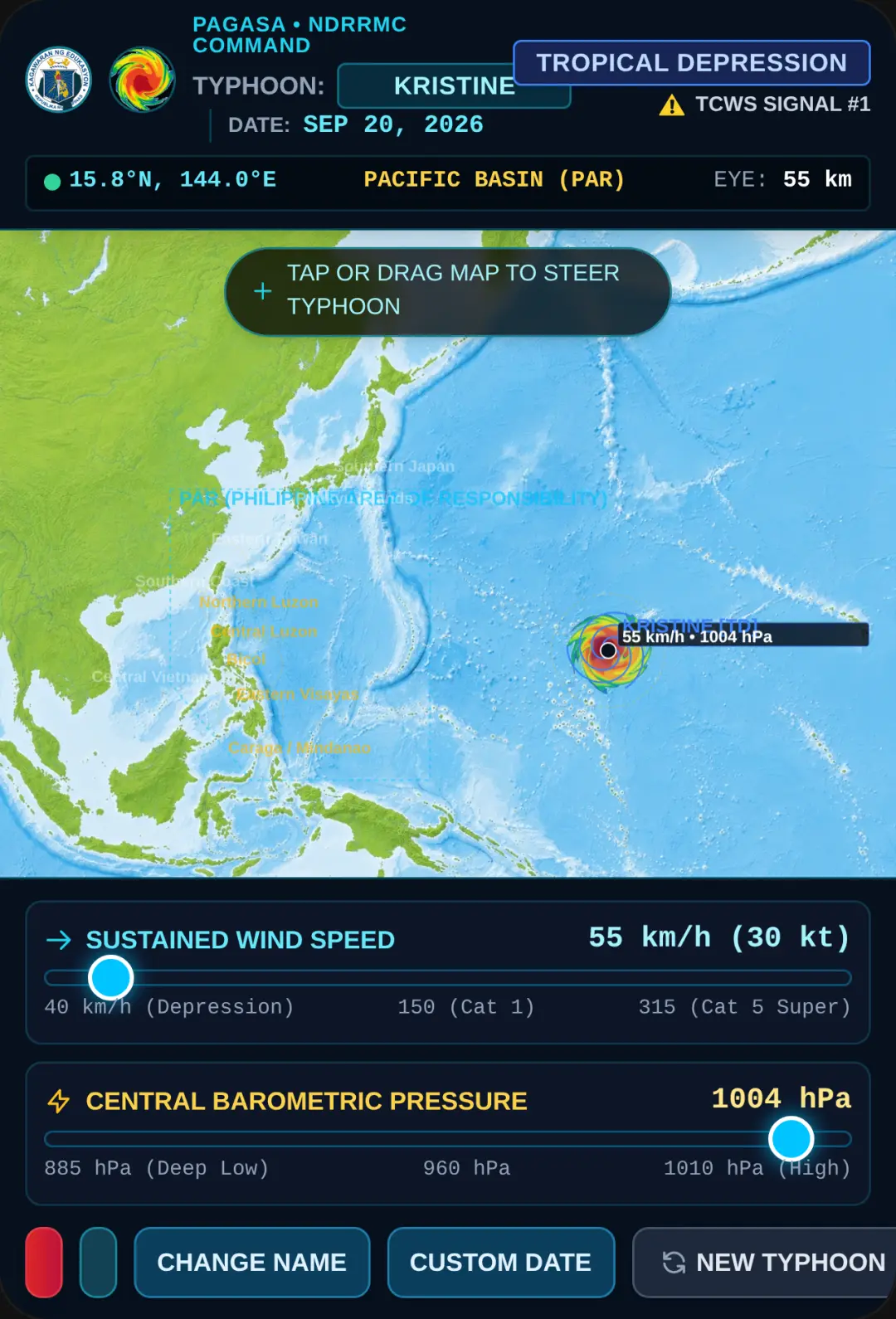Pacific Typhoon Simulation Make Your Own Typhoon cover