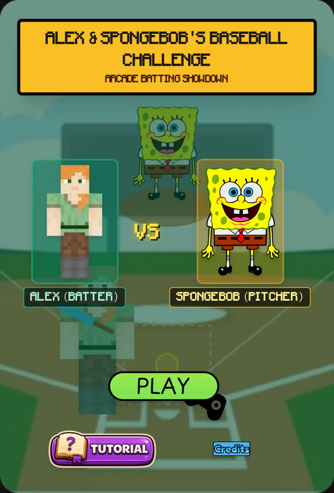 Alex and SpongeBob's Baseball Challenge cover