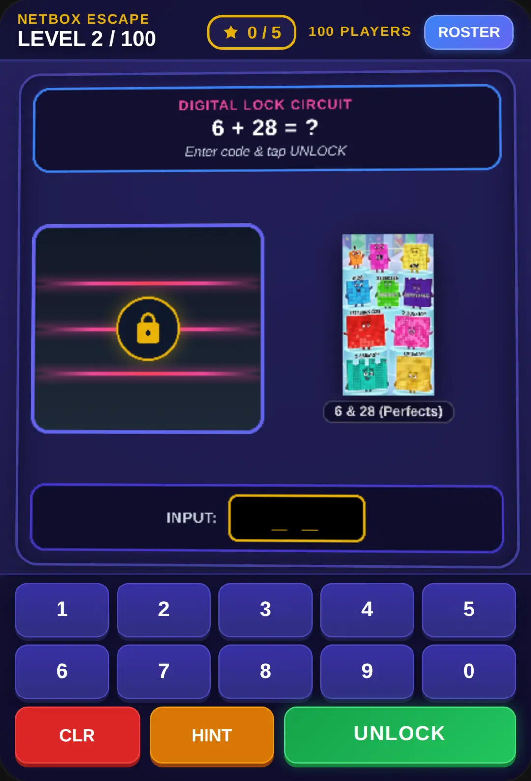 Netbox Number Escape cover