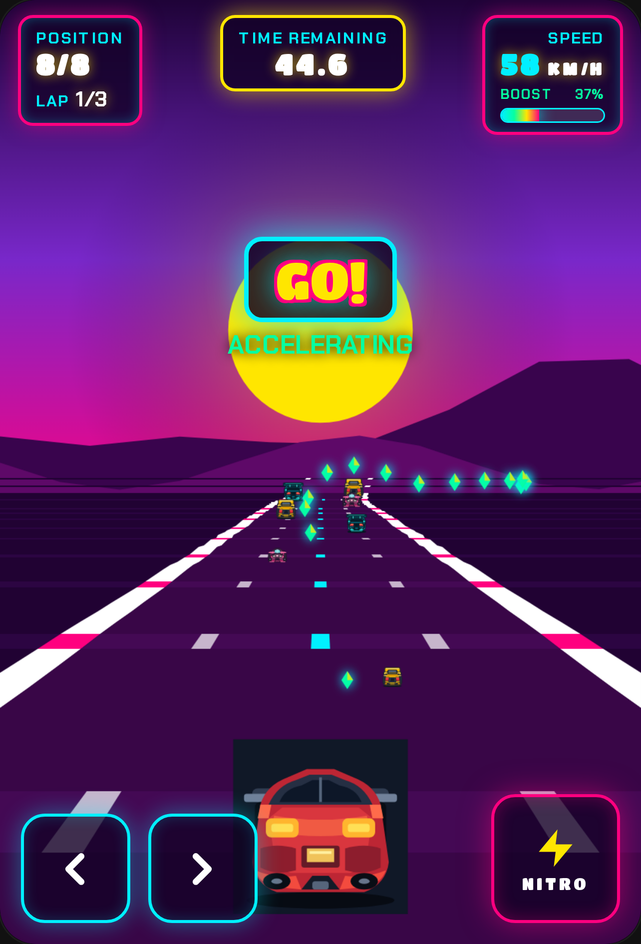 Hyper-Chromatic Arcade Racer cover