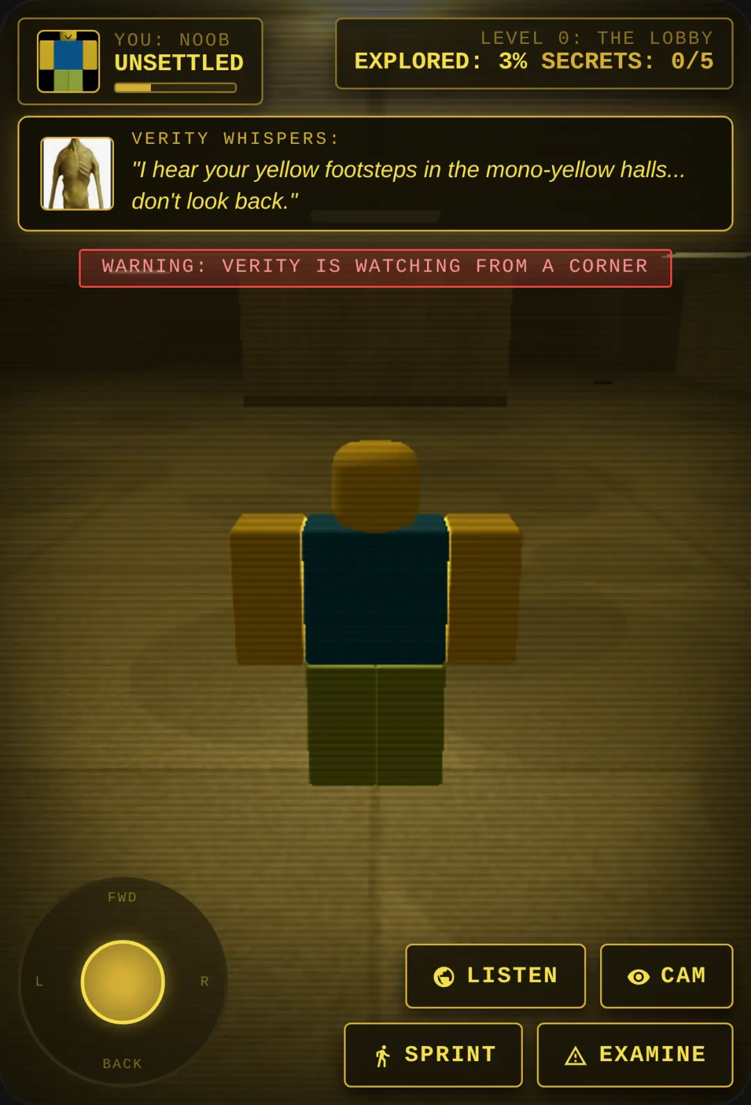 Backrooms: Verity Stalks Noob cover