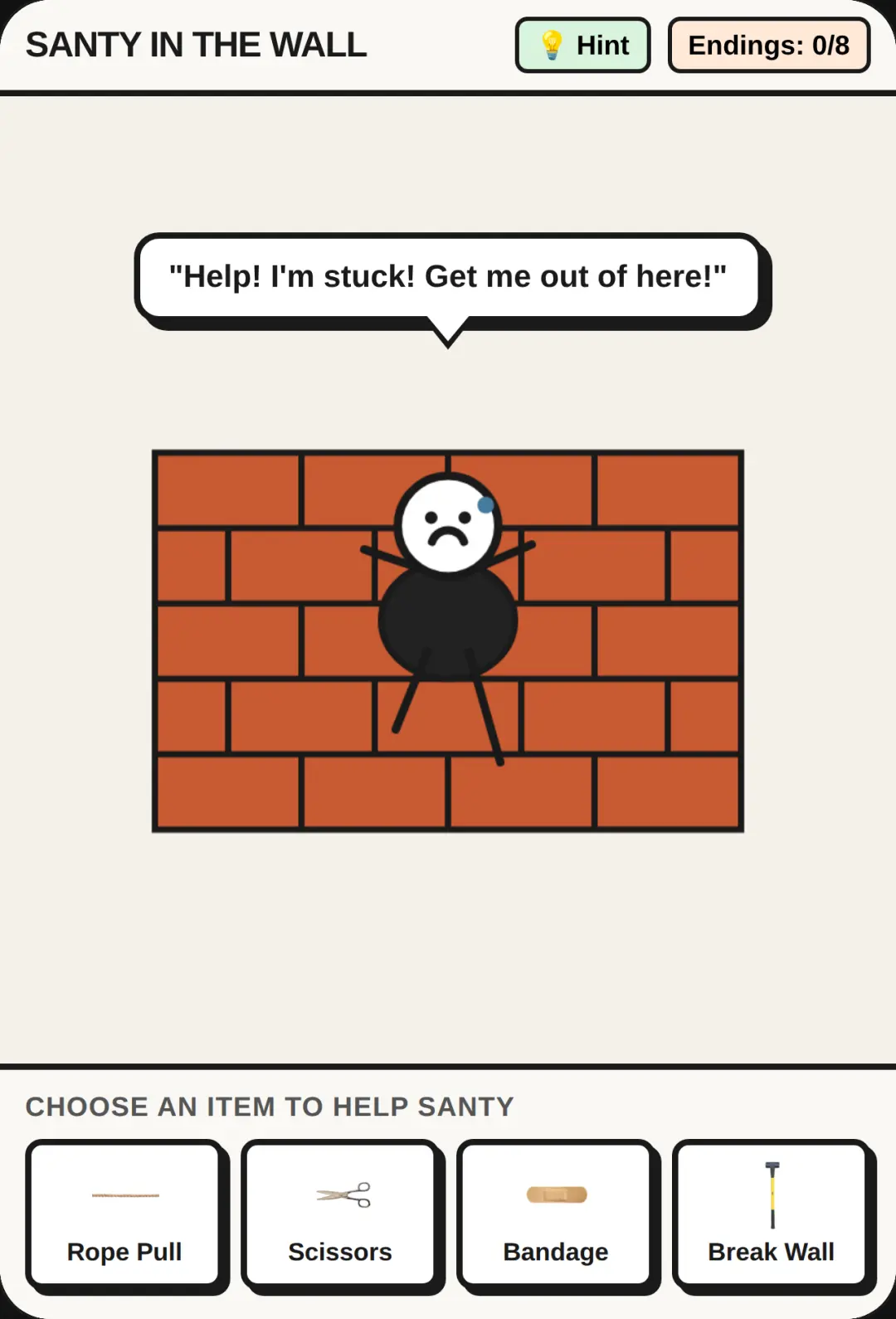 Santy Stuck in the Wall cover