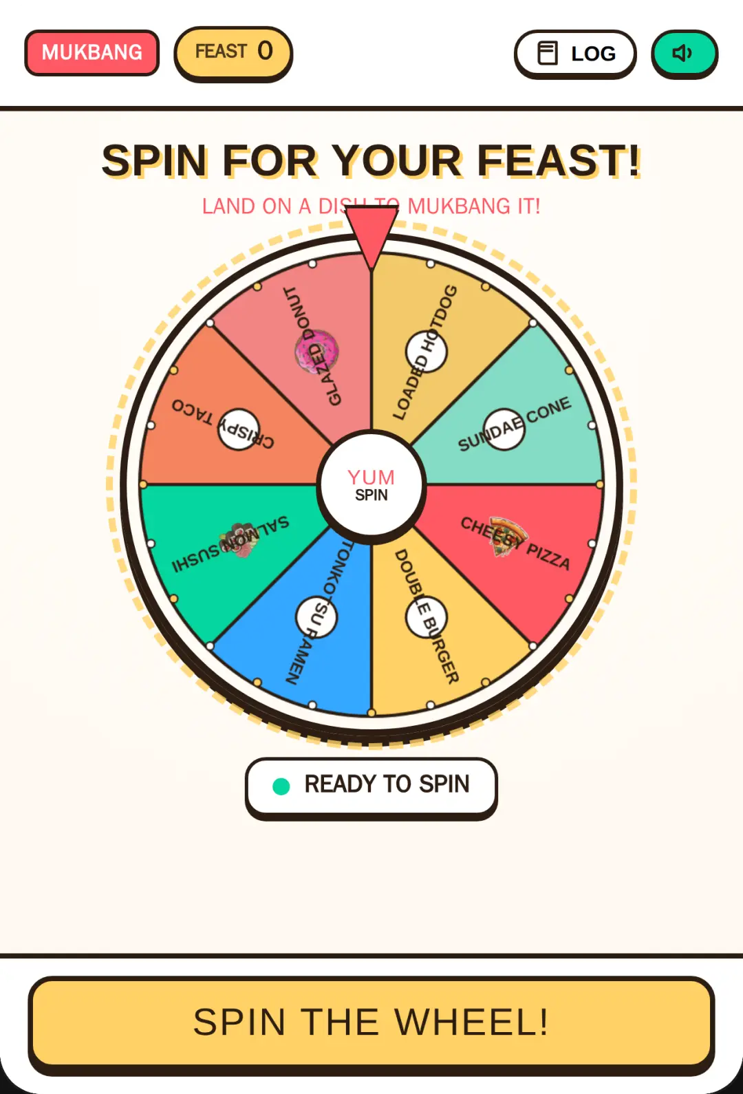 Mukbang Food Wheel cover