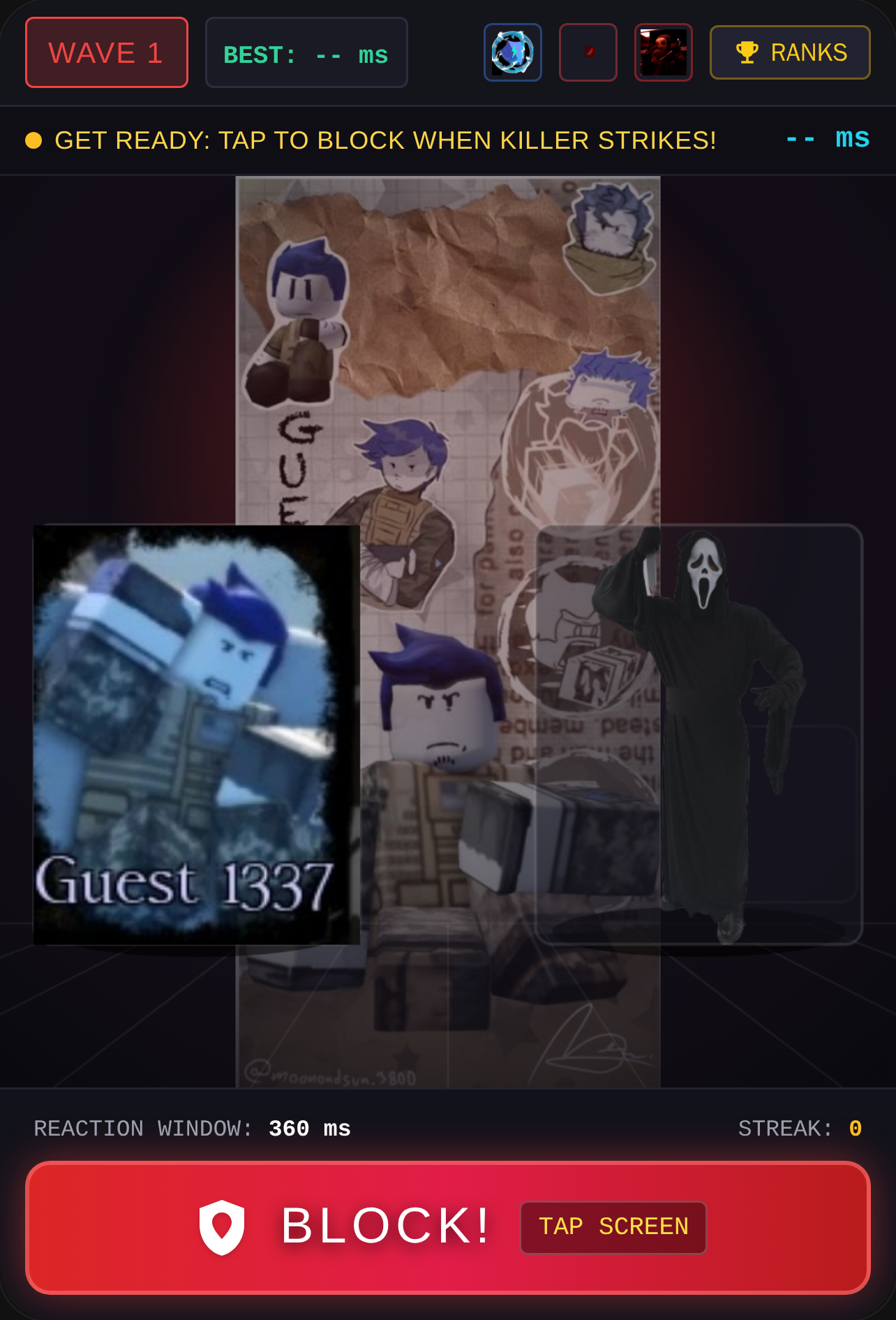 REACTION TIME GAME cover