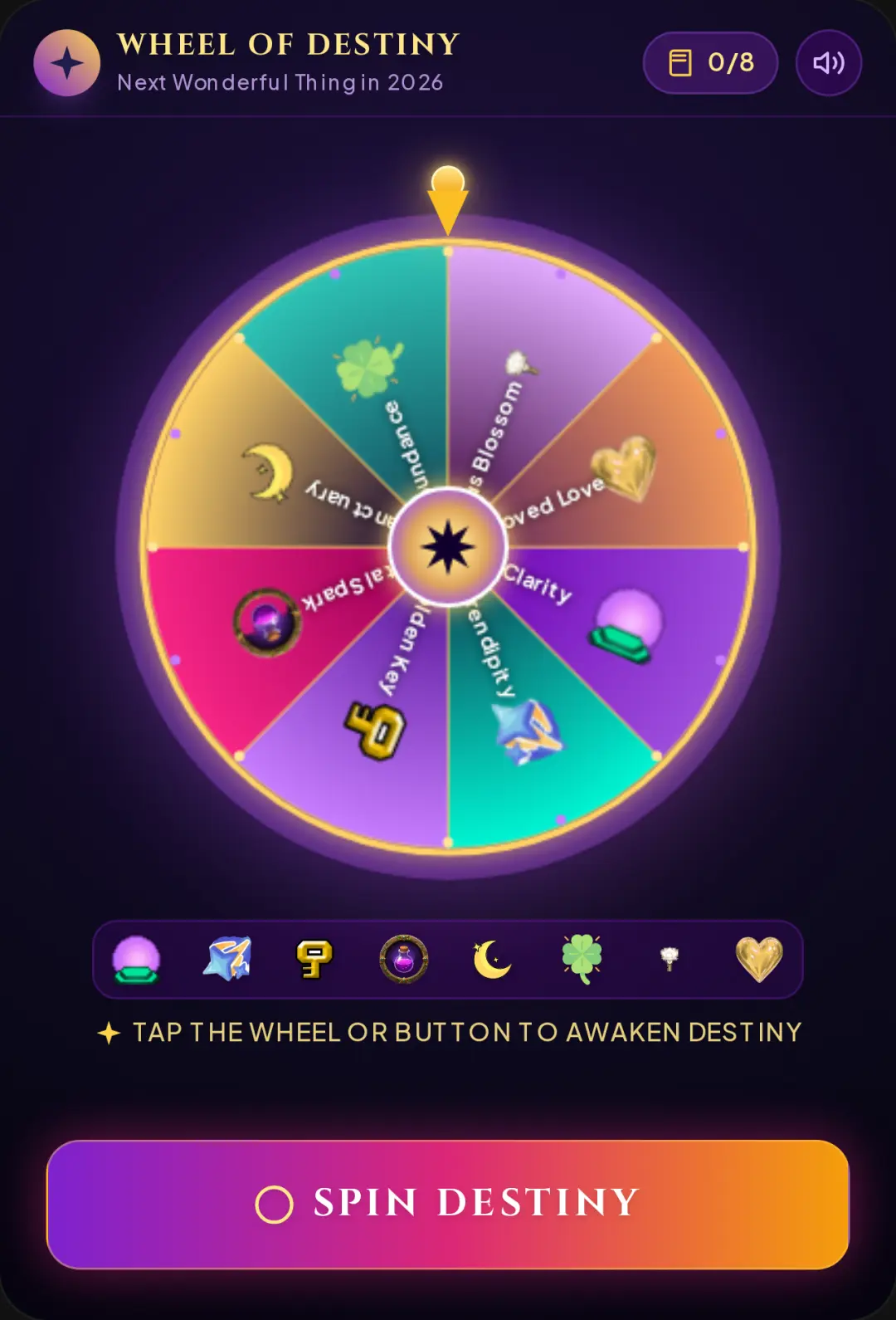 Celestial Destiny · Spin the Wheel cover