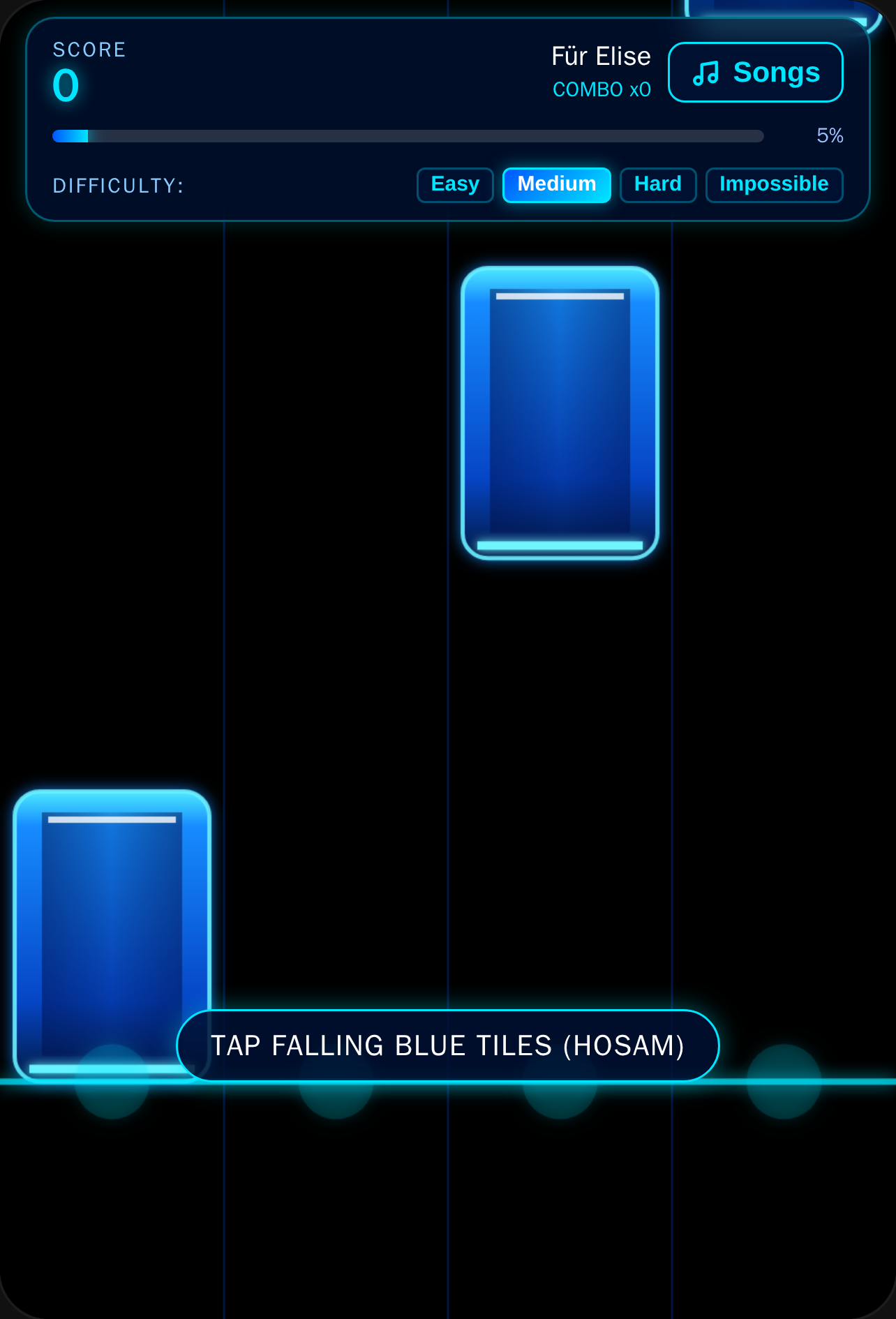 Piano Blue Tiles cover