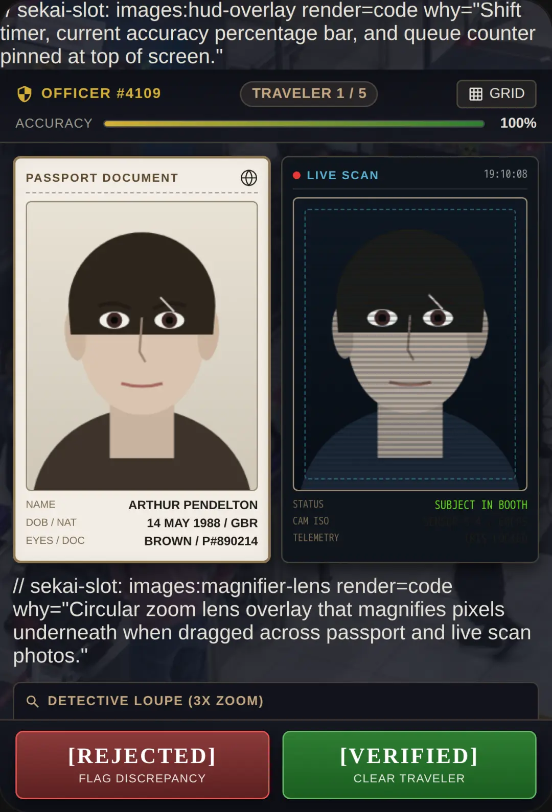 Border Security Checkpoint - Biometric Verification cover