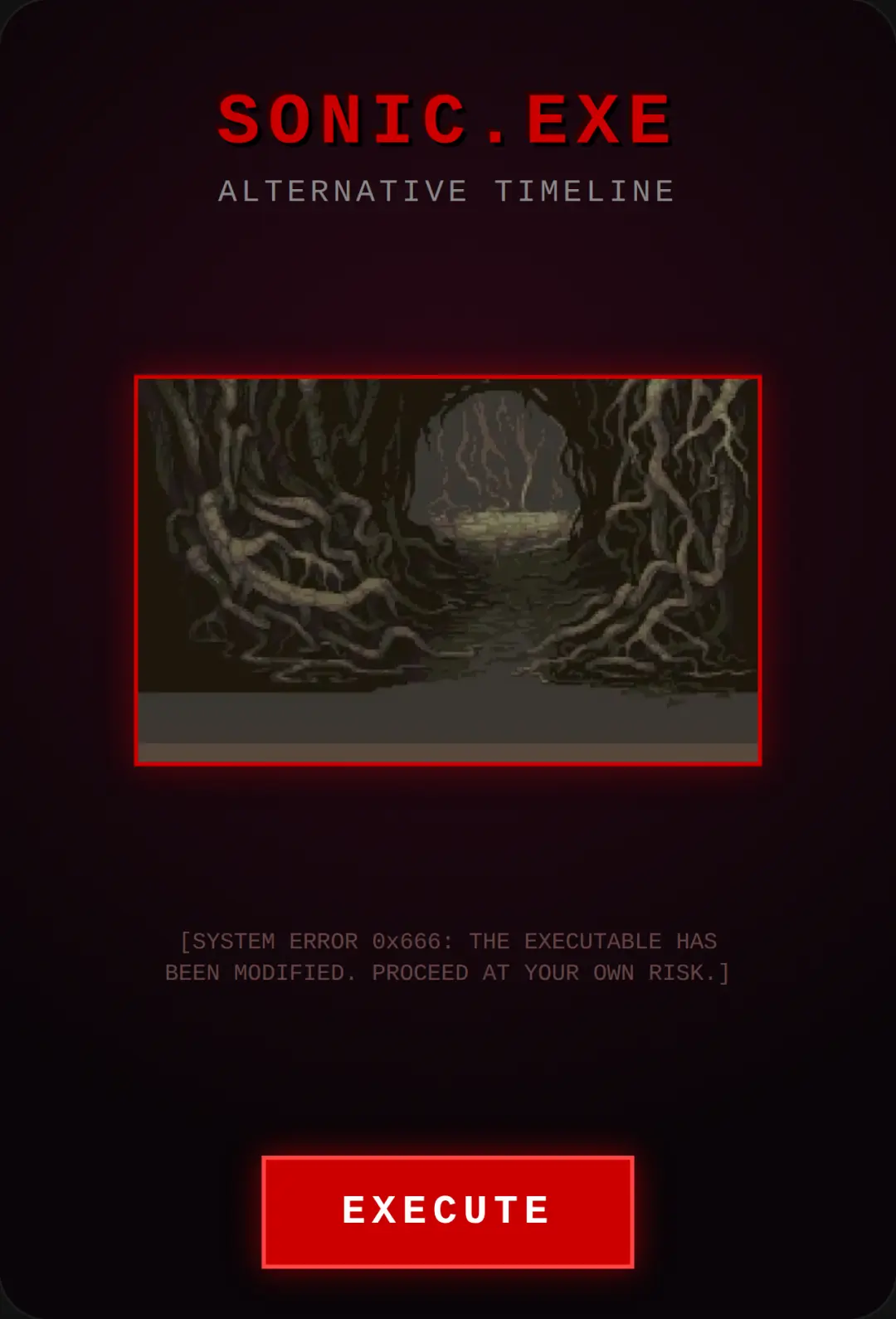 Sonic.exe: The Fake Executable cover