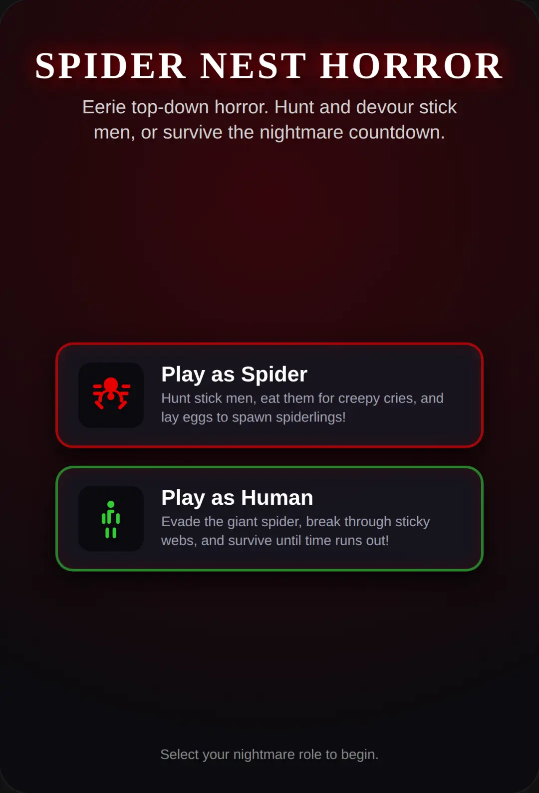 Spider Nest Horror cover