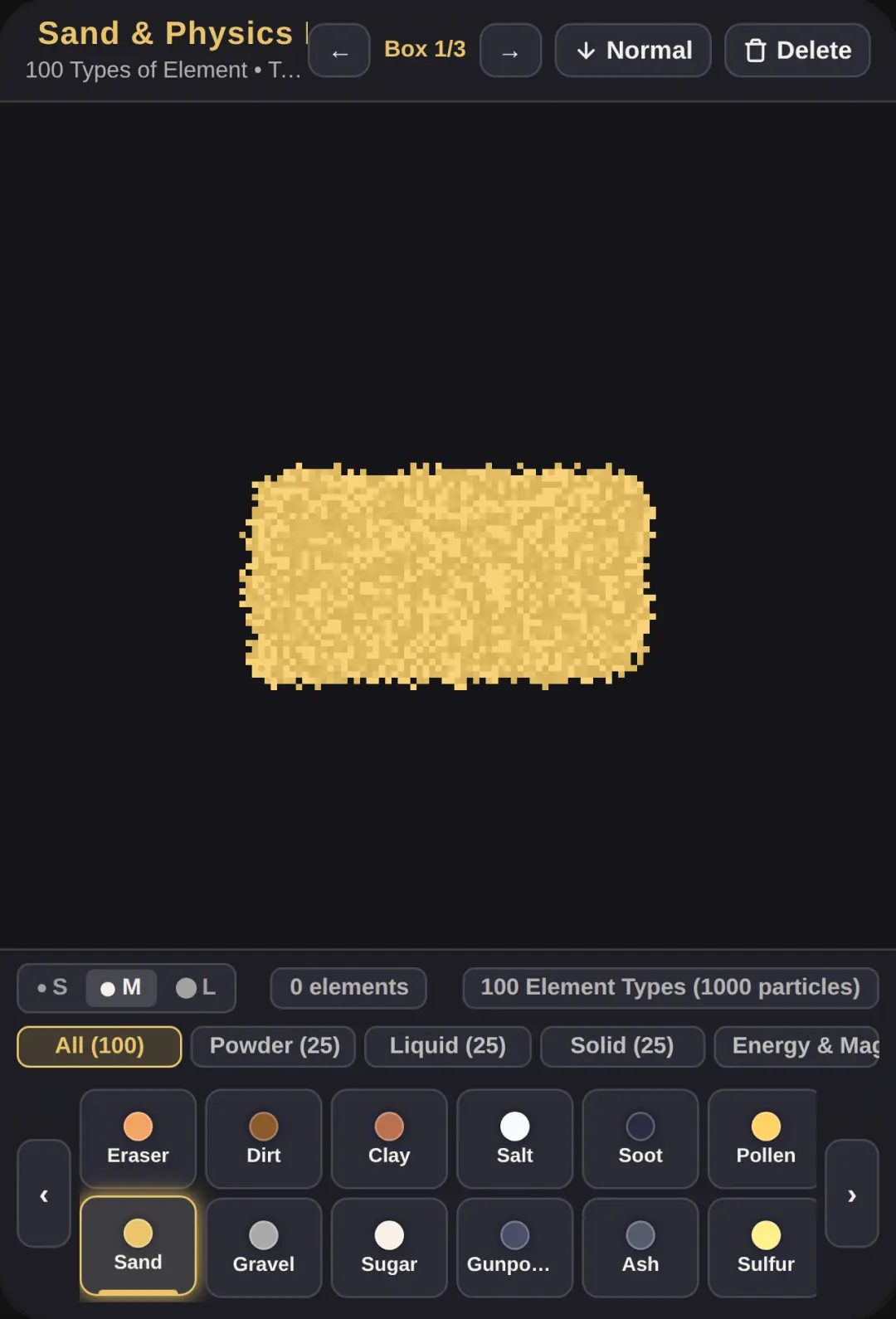 Element Sandbox cover