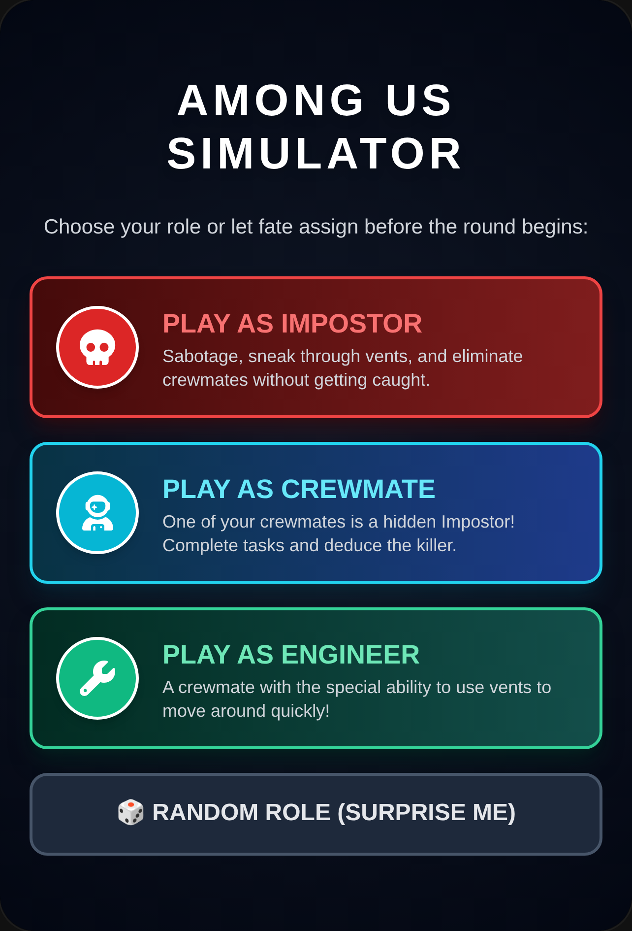 Among Us: Crewmate & Impostor Simulator