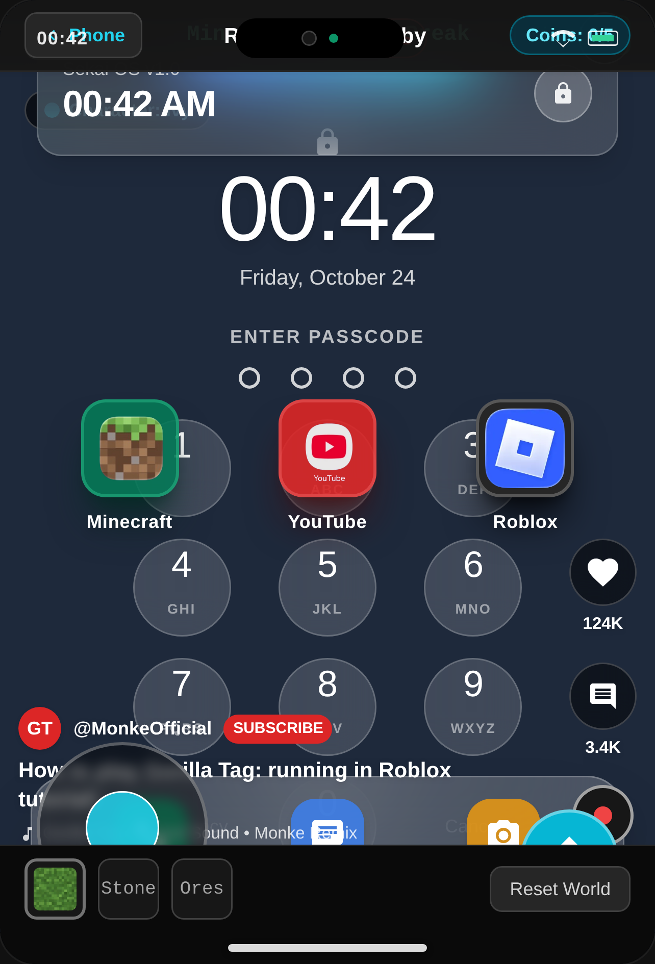 Phone Simulator: Passcode 0000 cover
