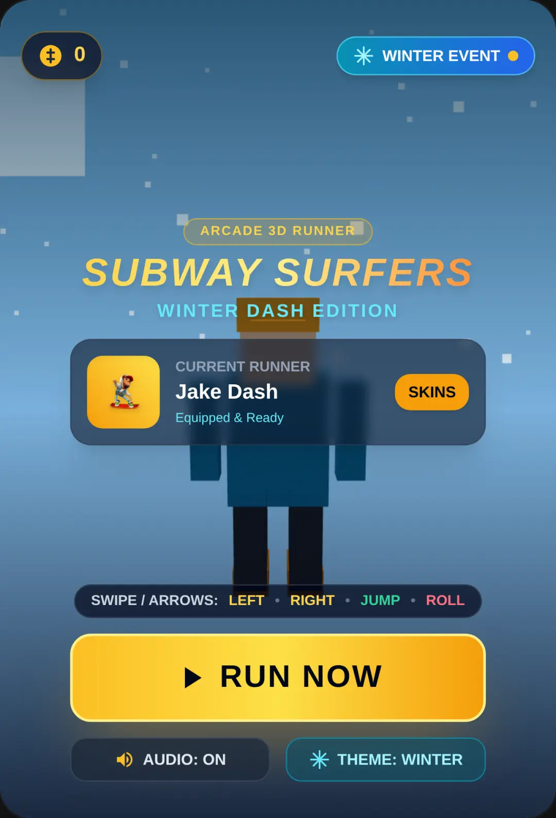 Subway Surfers: Winter Dash cover