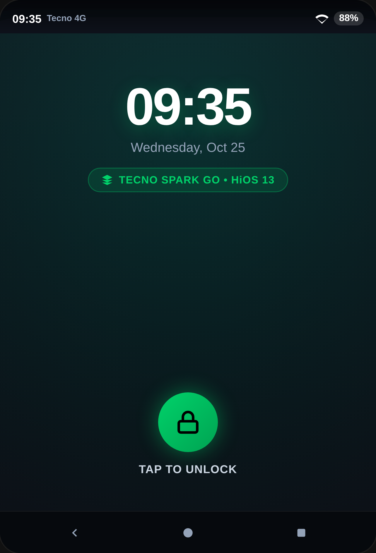 Tecno Spark Go - HiOS Hub cover