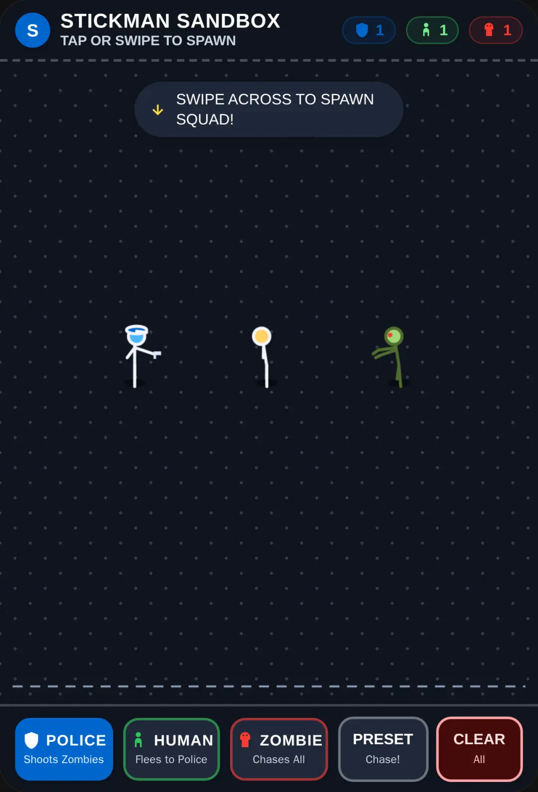 Stickman Sandbox: Police vs Zombies cover