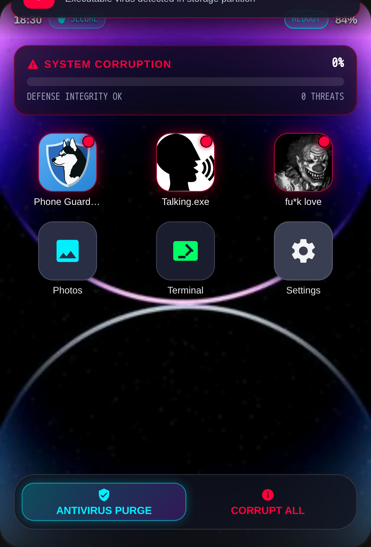 Phone OS Virus Simulator cover