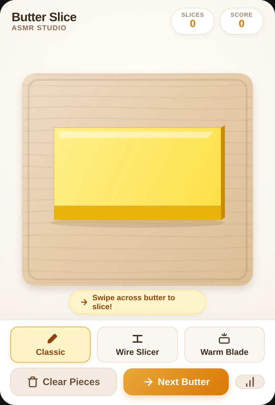Butter Slice ASMR cover