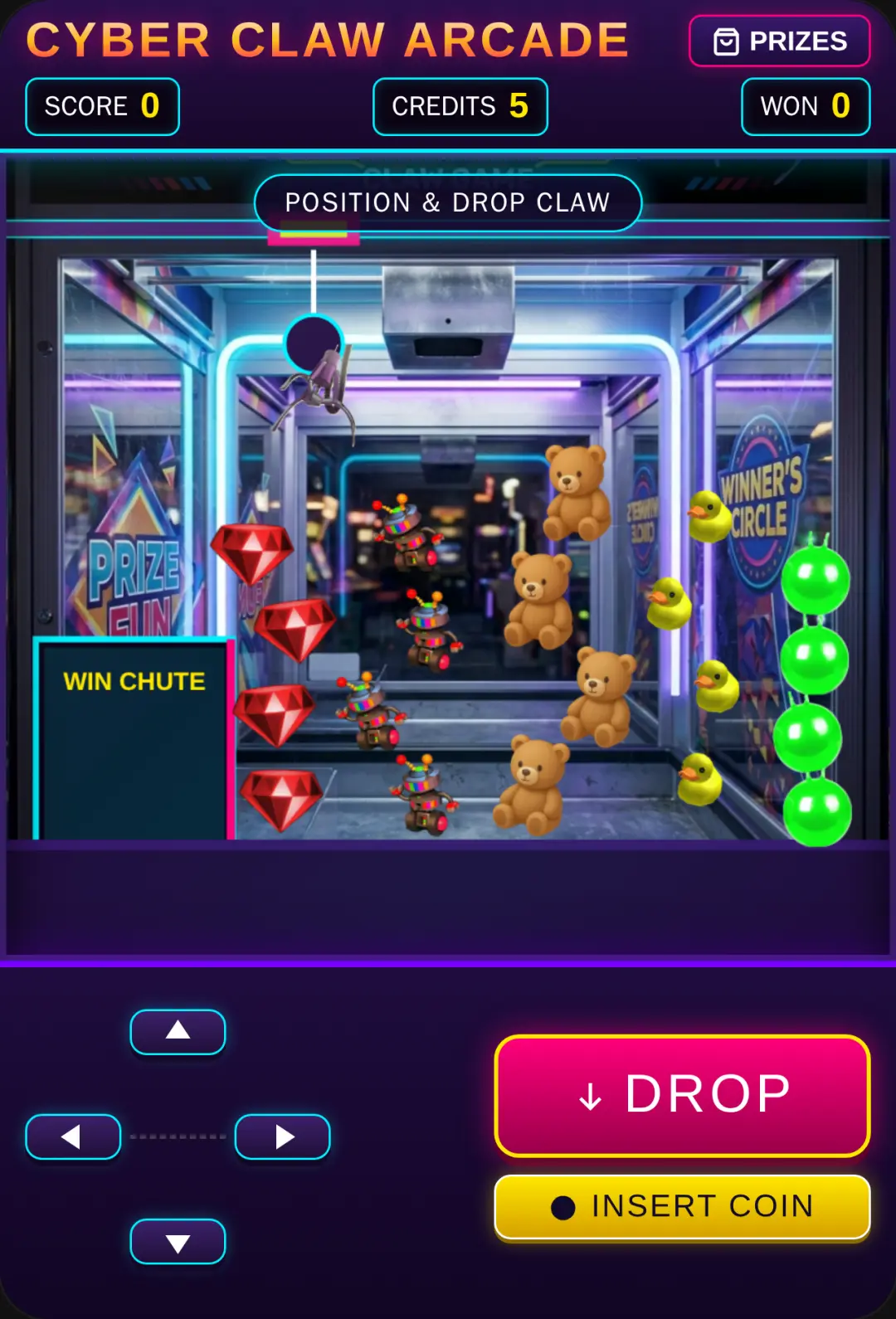 CYBER CLAW ARCADE cover