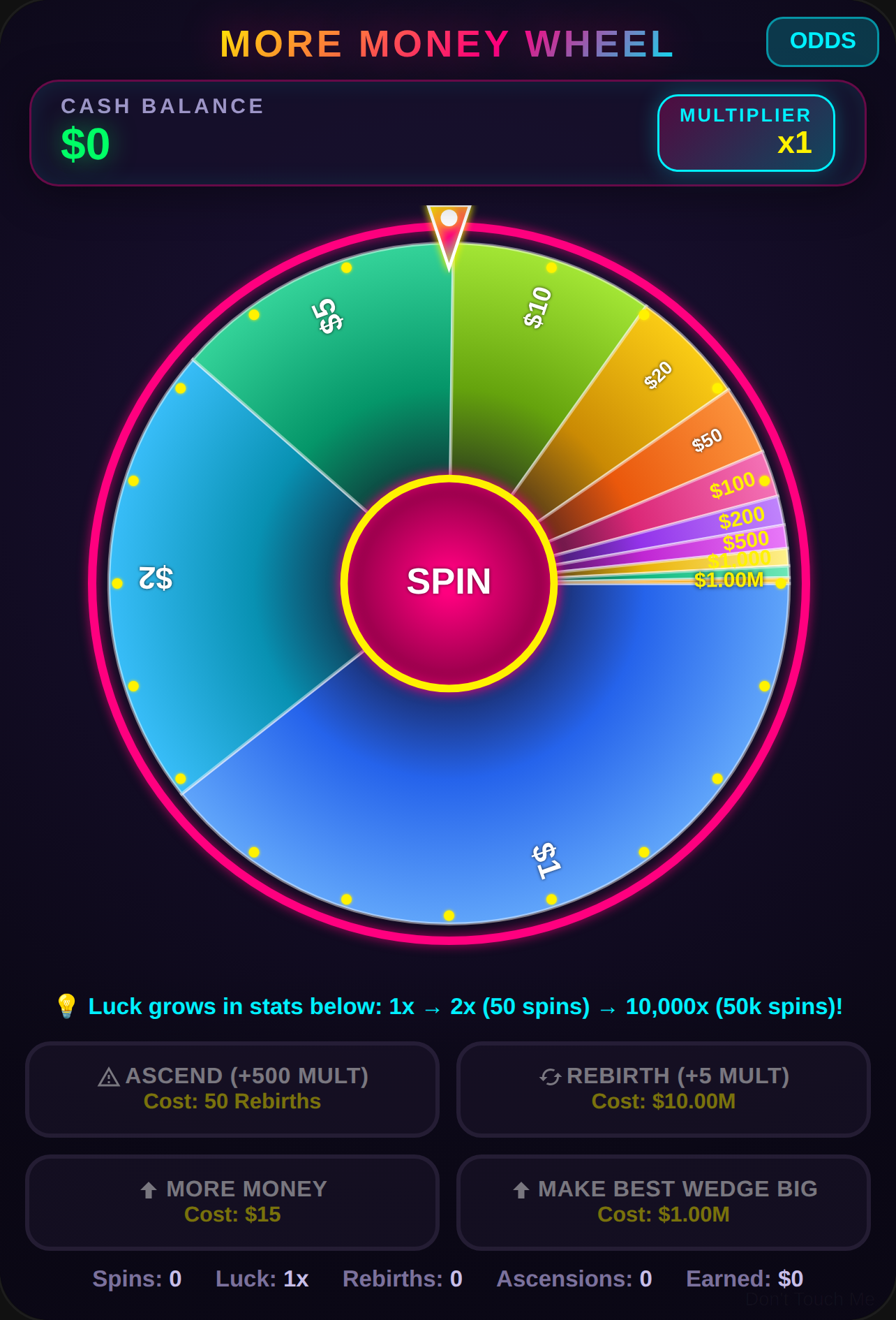 More Money Wheel cover