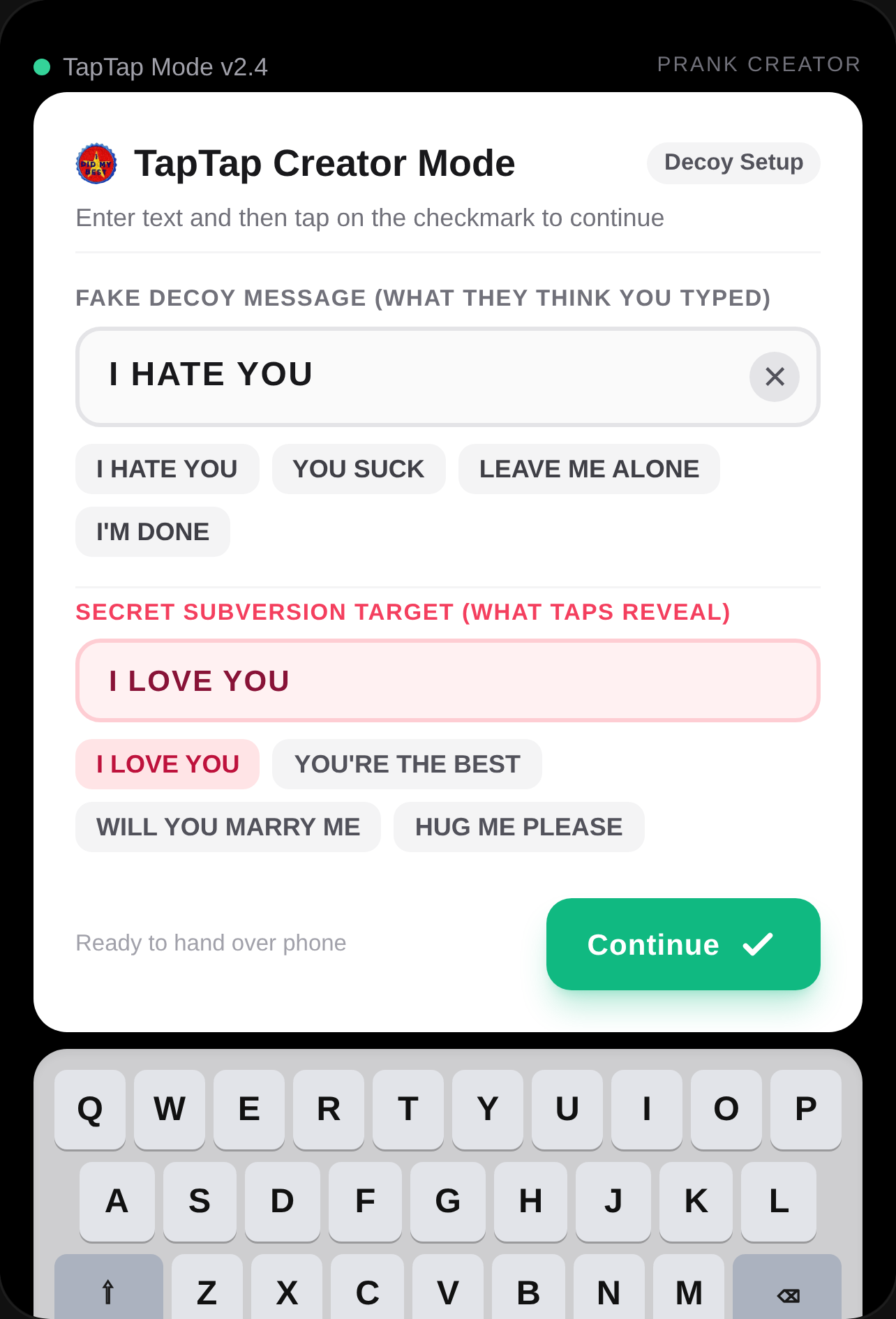 TapTap Confession Creator cover
