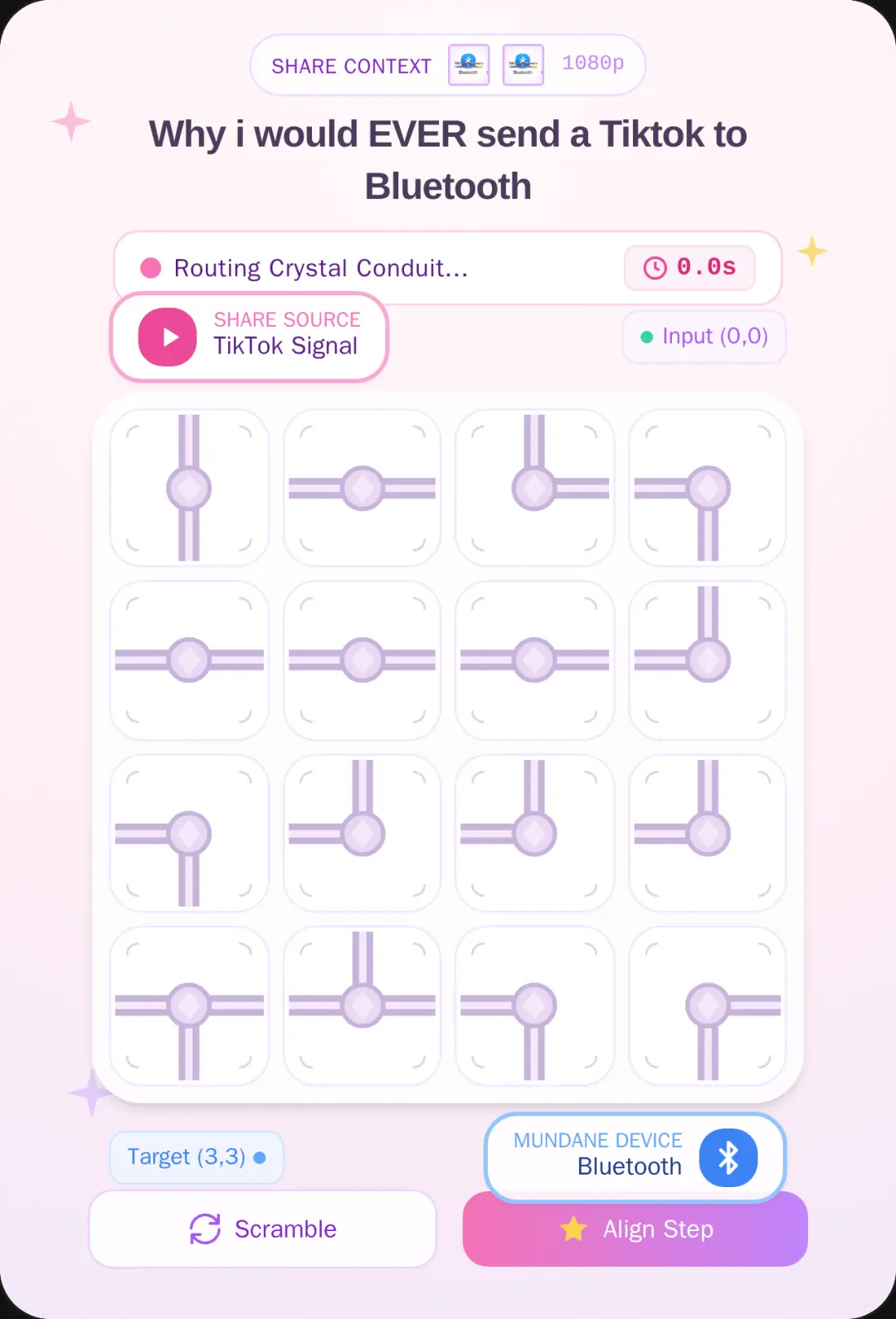 Why i would EVER send a Tiktok to Bluetooth cover