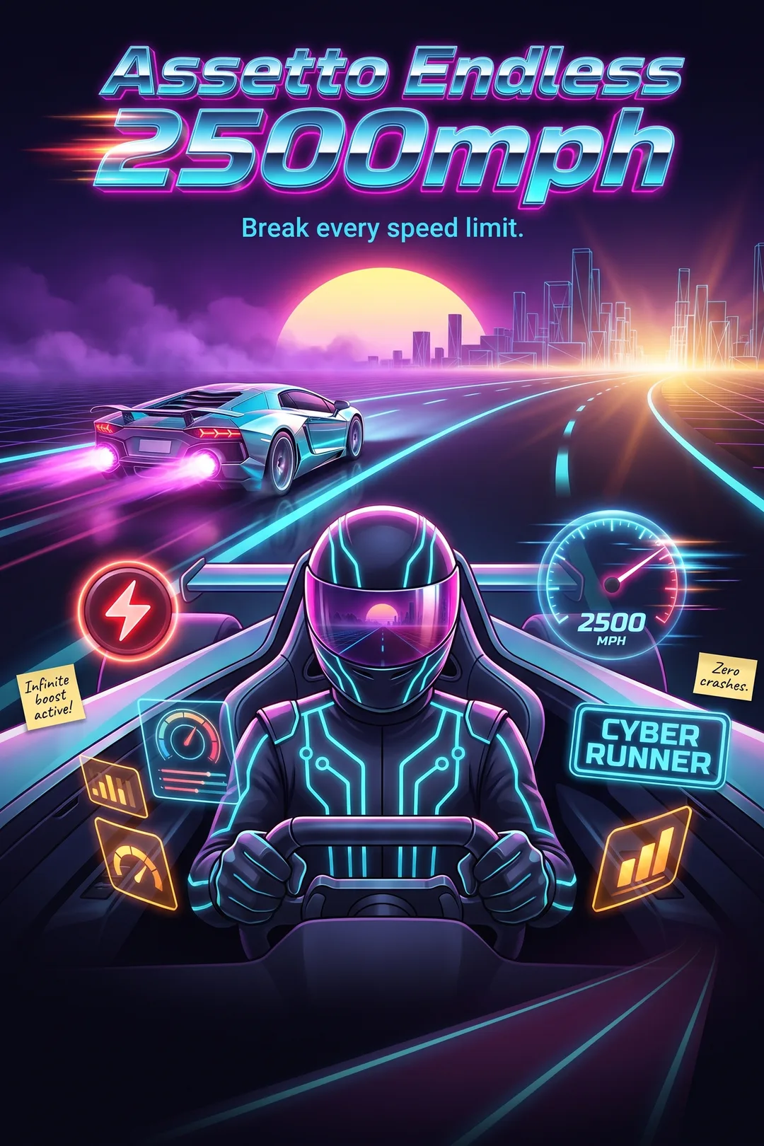 Assetto Endless 2500mph for you guys