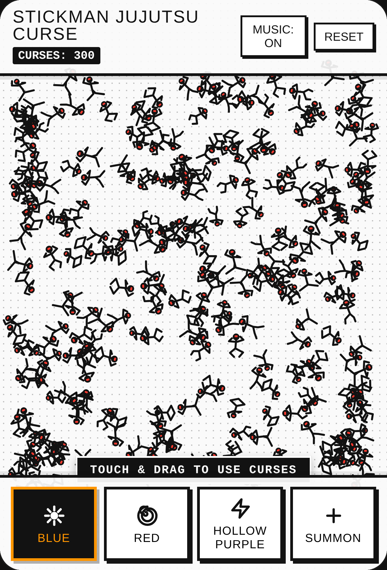 STICKMAN SWARM CURSES(gojo skill) cover
