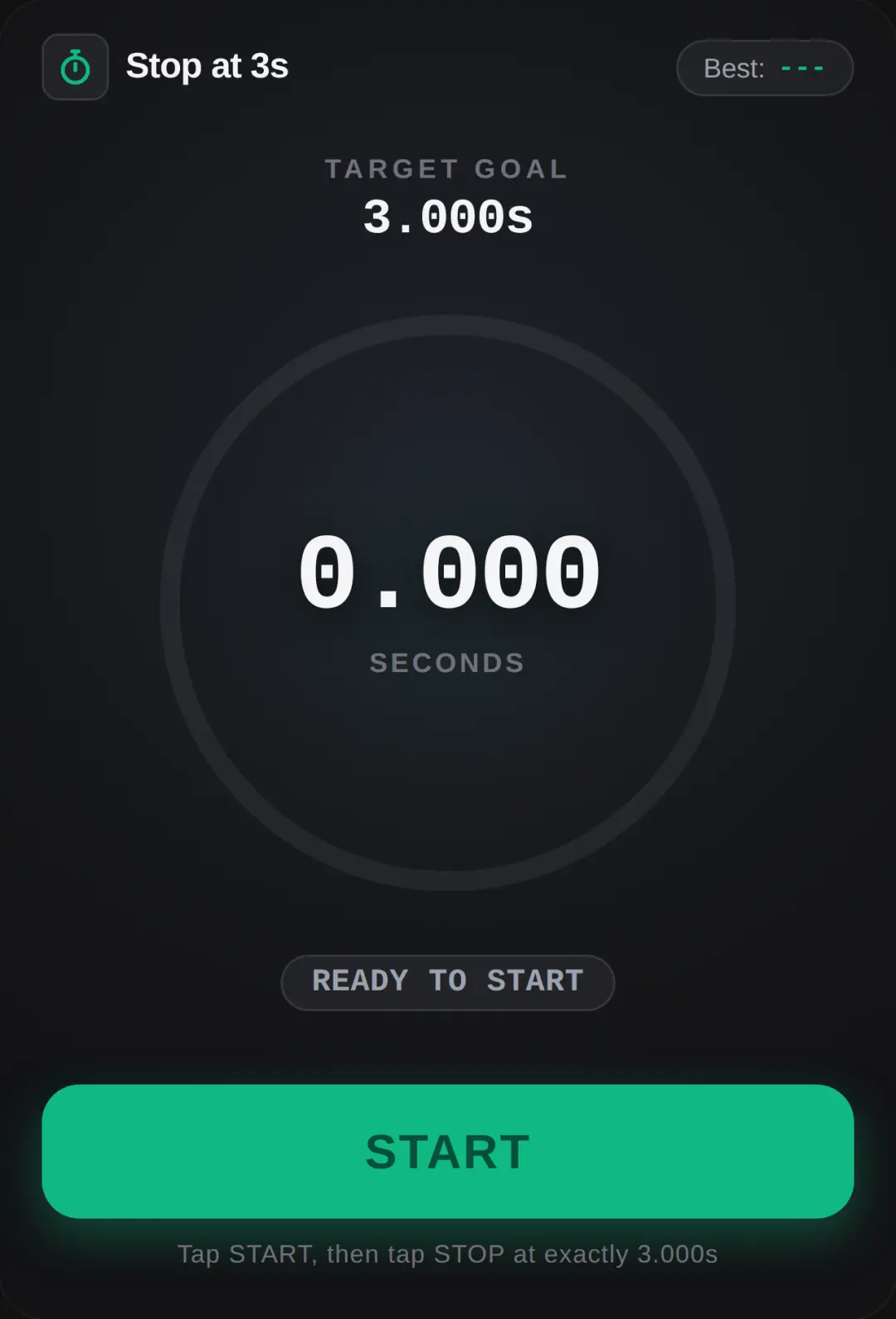 Stop at 3 Seconds cover