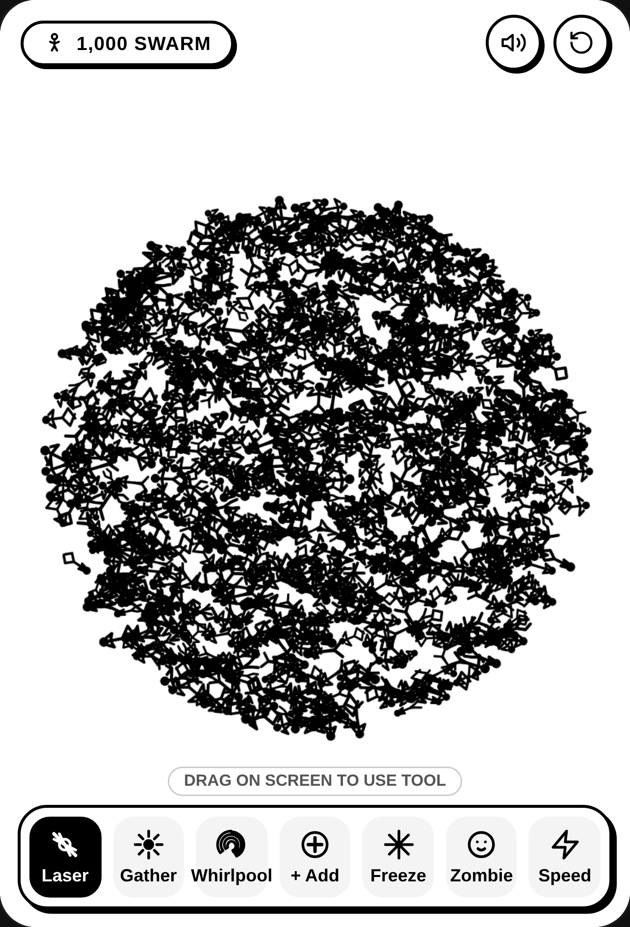Swarm 1000 - Stickmen Physics Playground cover