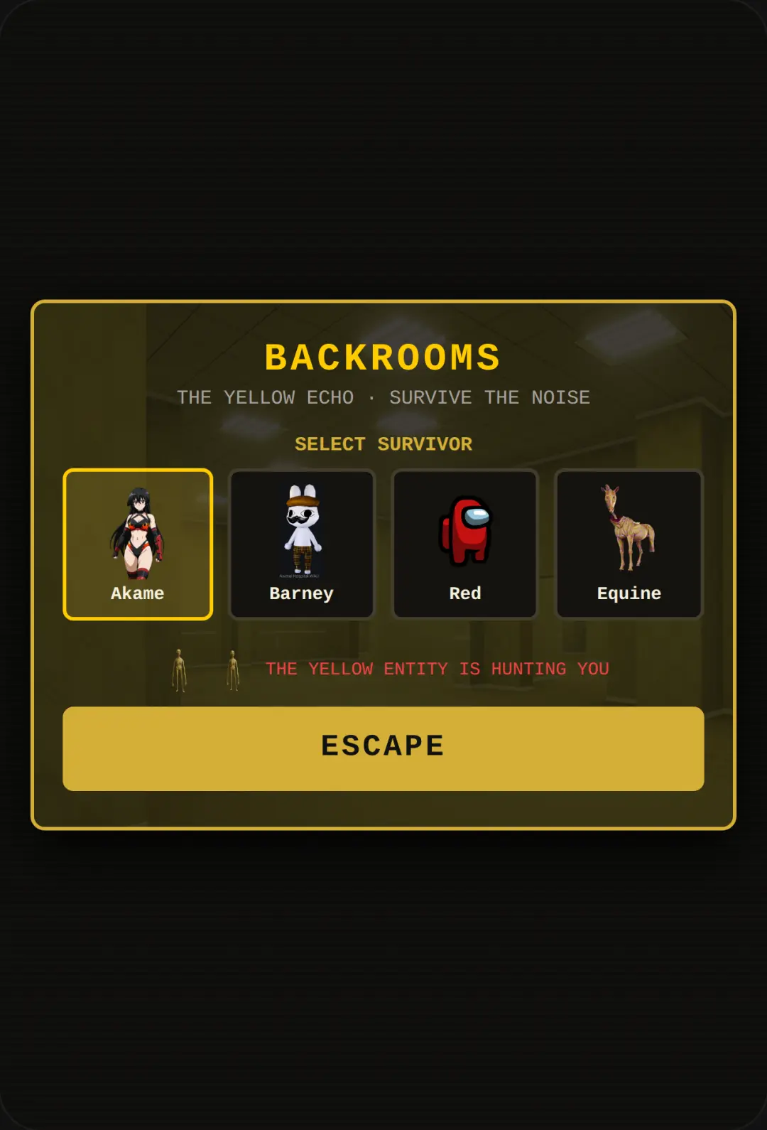 Backrooms: The Yellow Echo cover