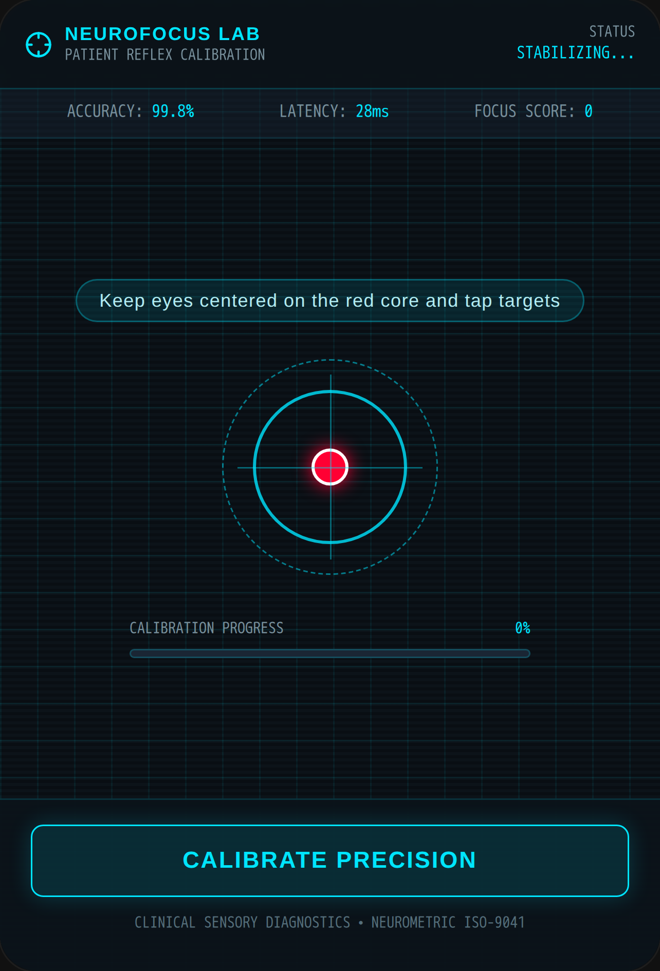 NeuroFocus: Visual Reflex Calibration cover