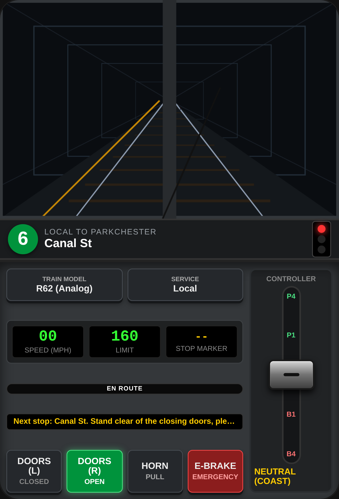 NYC Subway 6 Train Simulator cover
