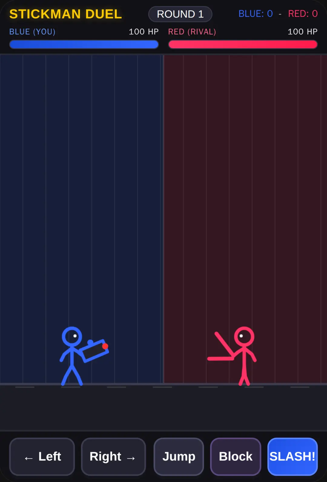 Stickman Red vs Blue: Weapon Draw Duel cover