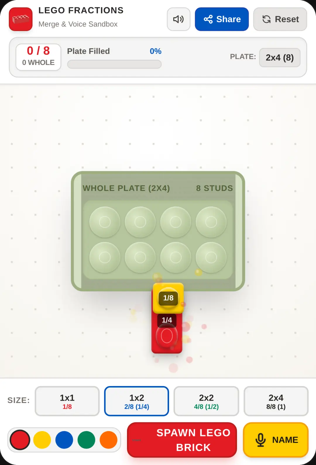 Lego Fractions Sandbox cover