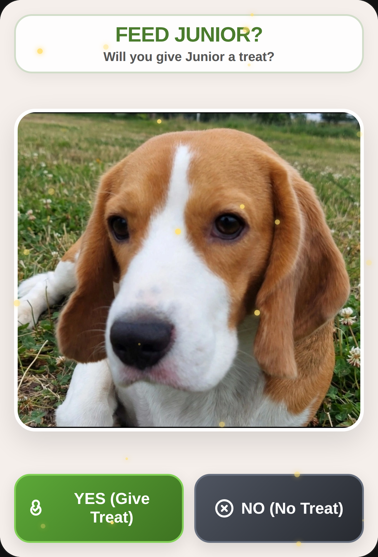 Do you want the treat? cover