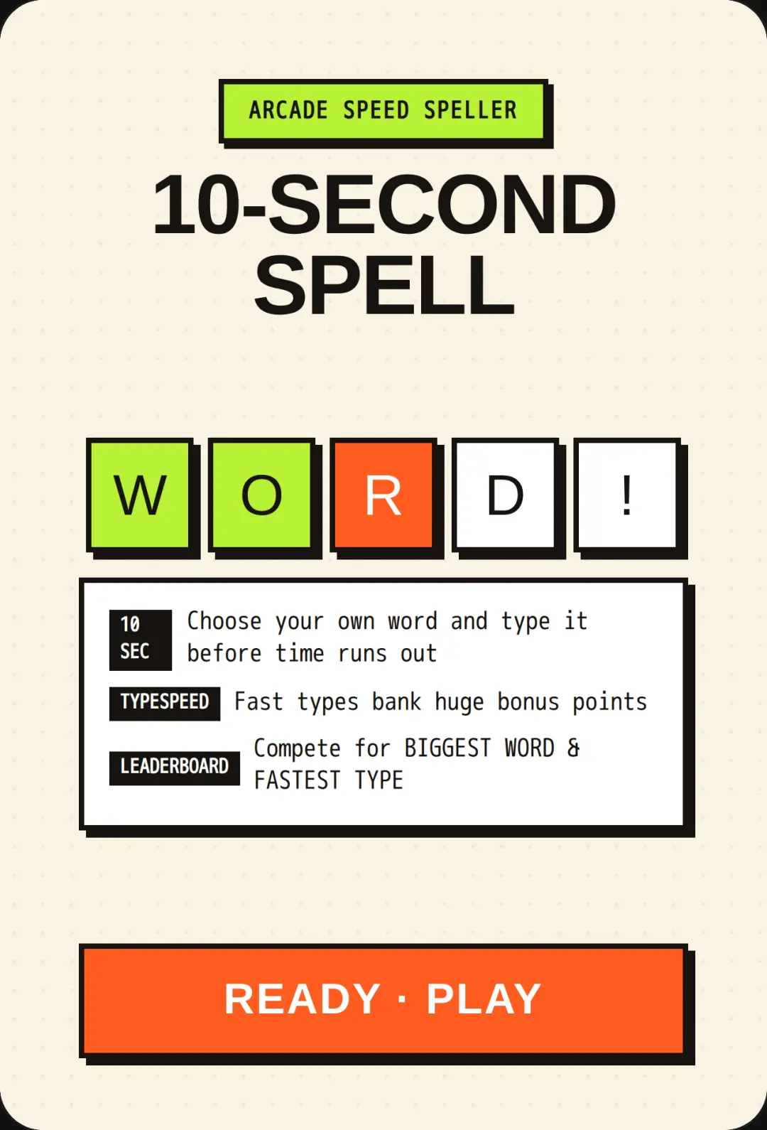 10-SECOND SPELL cover