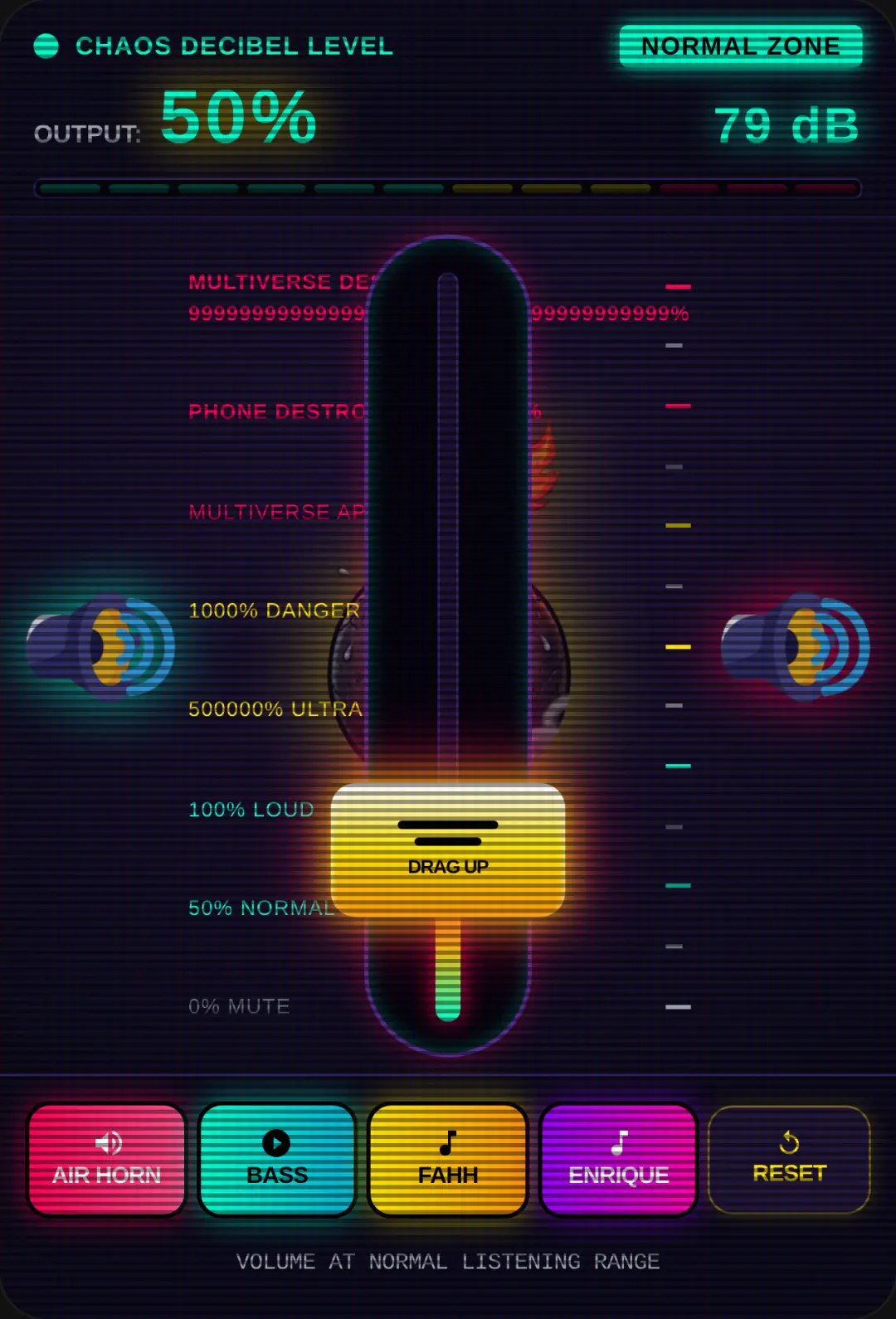 PUT YOUR DEVICE ON MAX VOLUME AND ADD IT TO YOUR EARS TRUST ITS LOUD :) cover