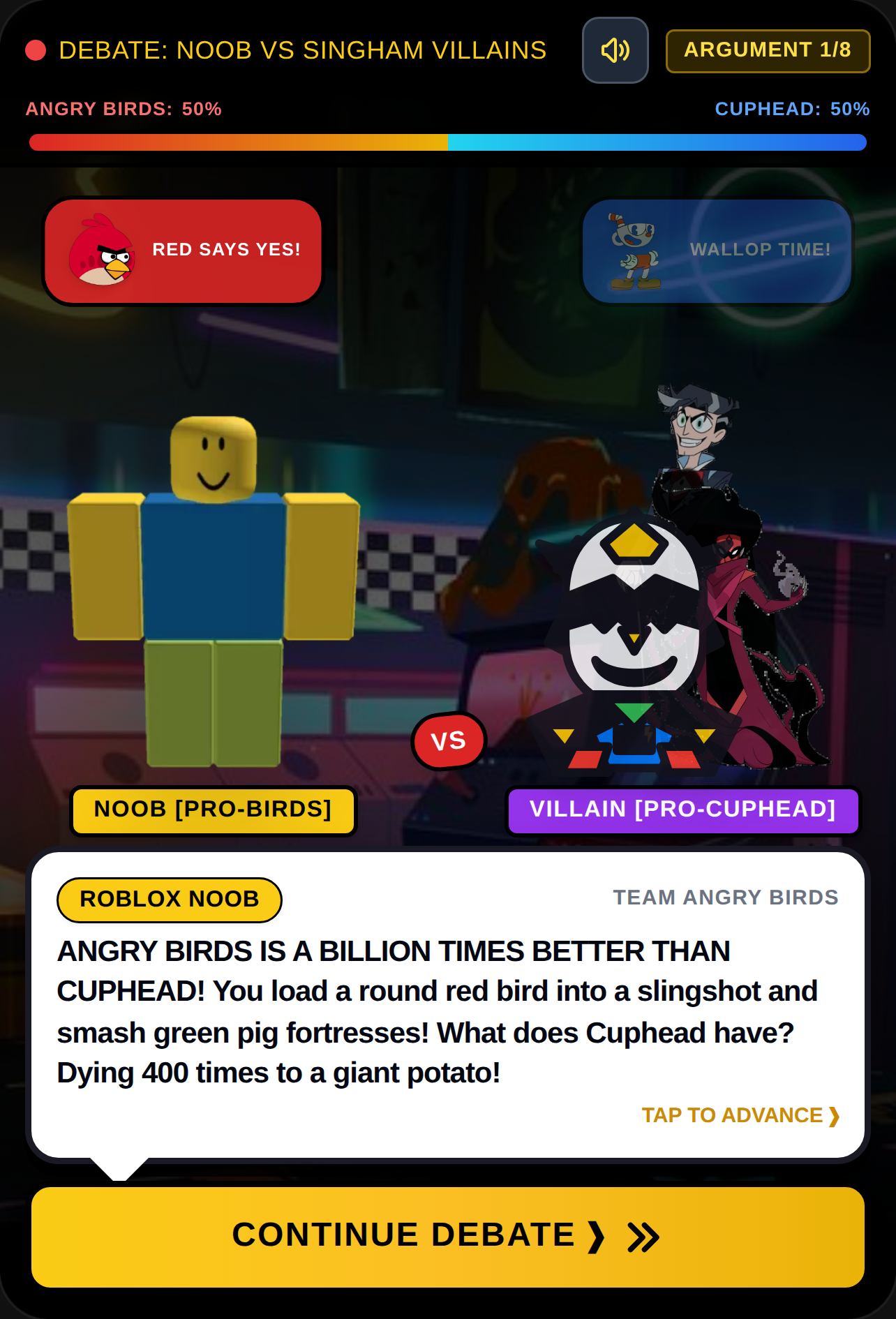 The Great Gaming Debate: Noob vs Villains cover