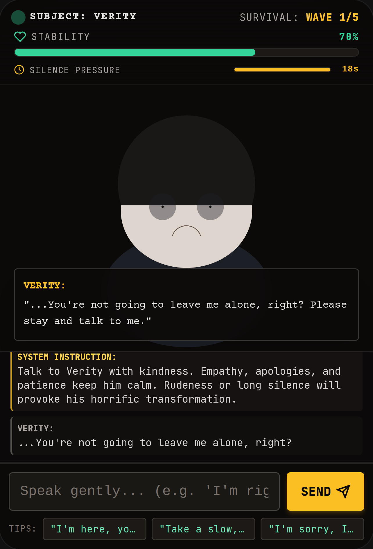 Verity — Don't Let Him Transform cover