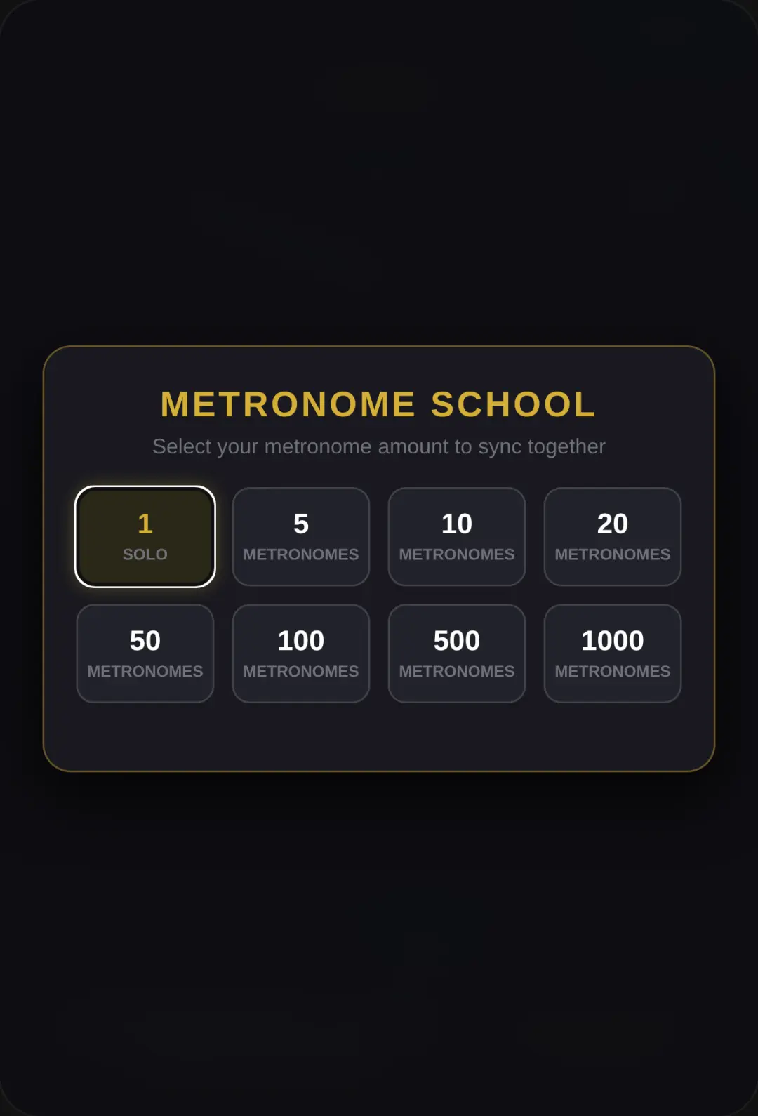 Metronome Sync-O-Meter cover