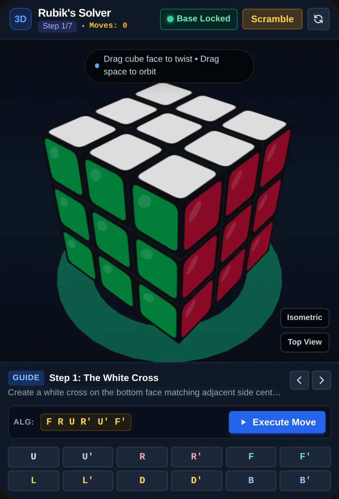 Rubik's Cube 3D Solver cover