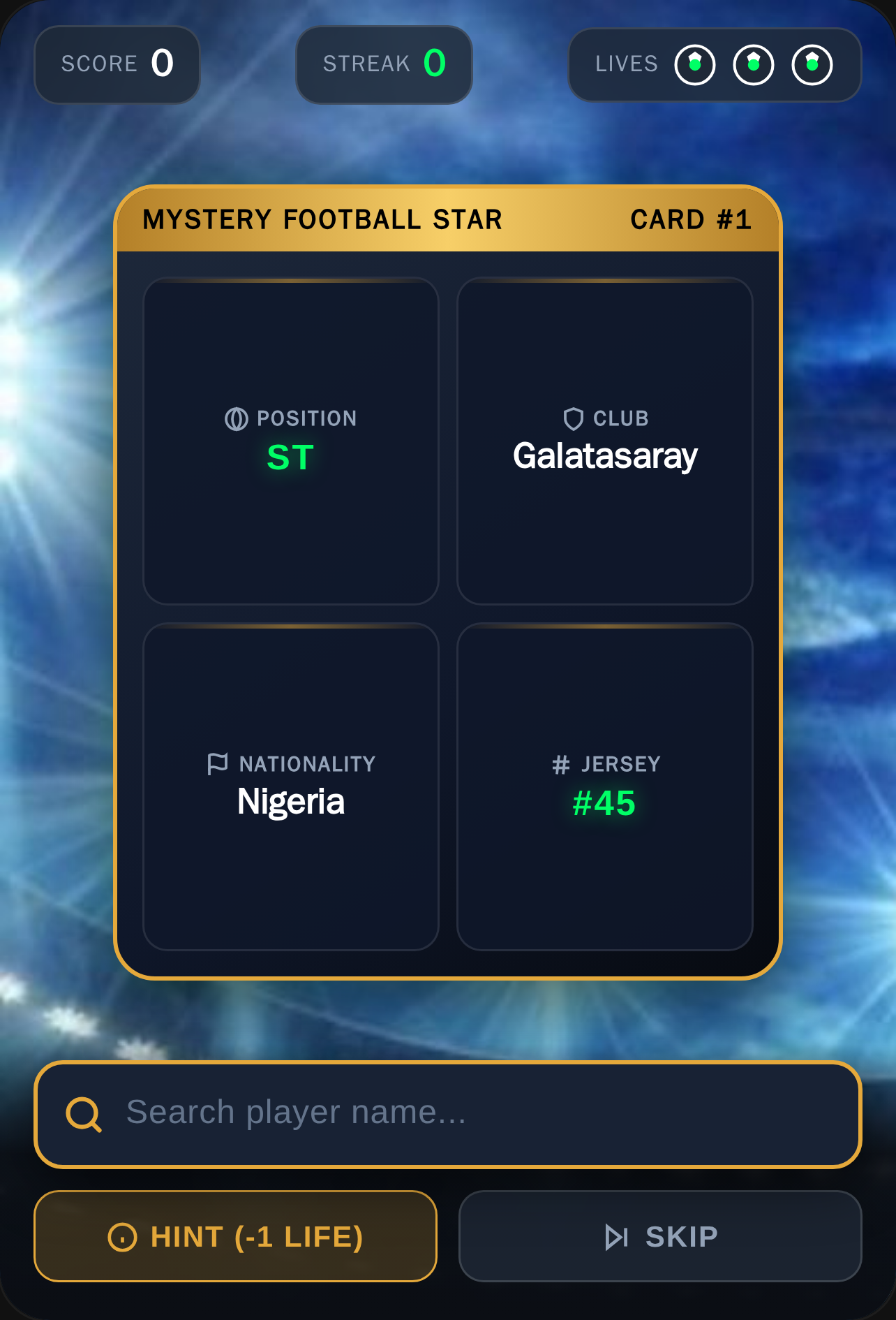 Football Star Guess: Football Mystery Card cover