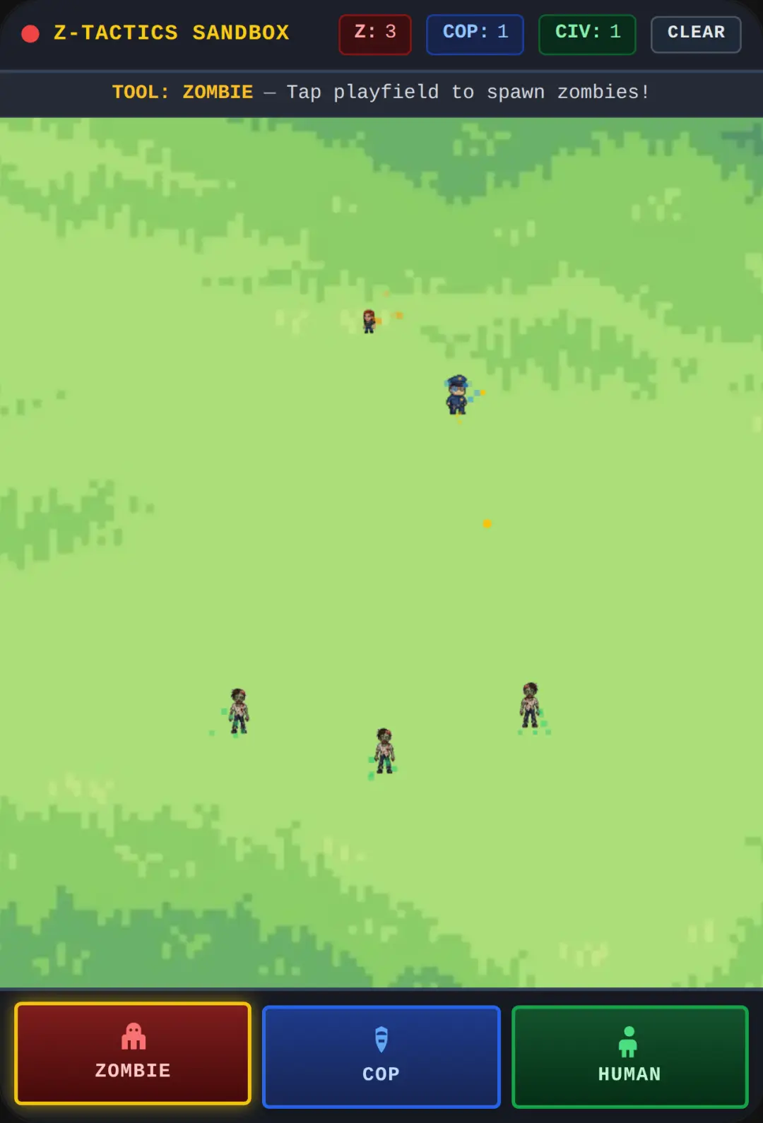 Pixel Zombie Defense Sandbox cover