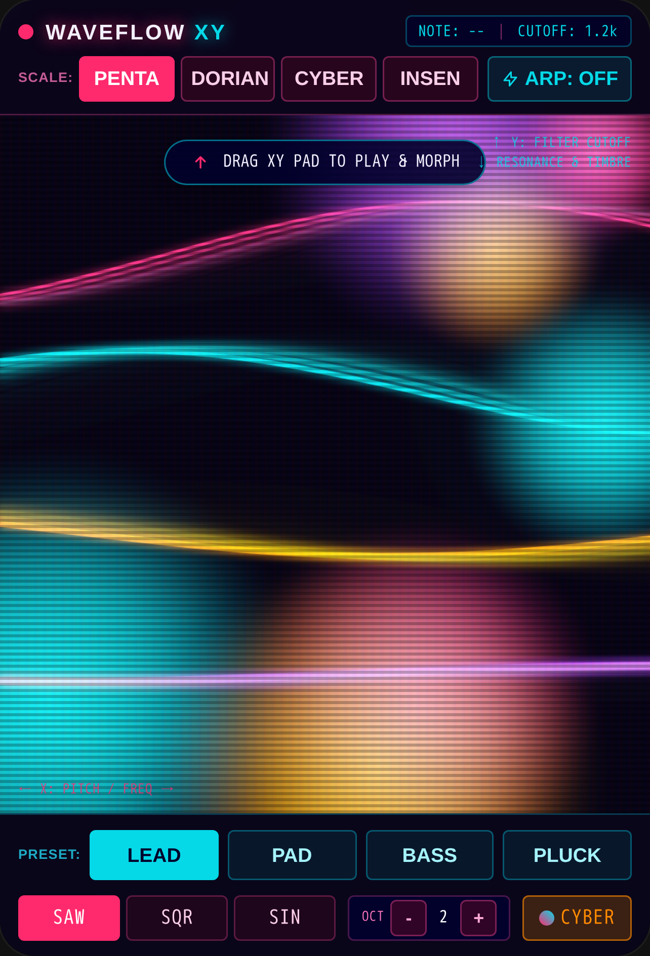 WaveFlow XY Music cover