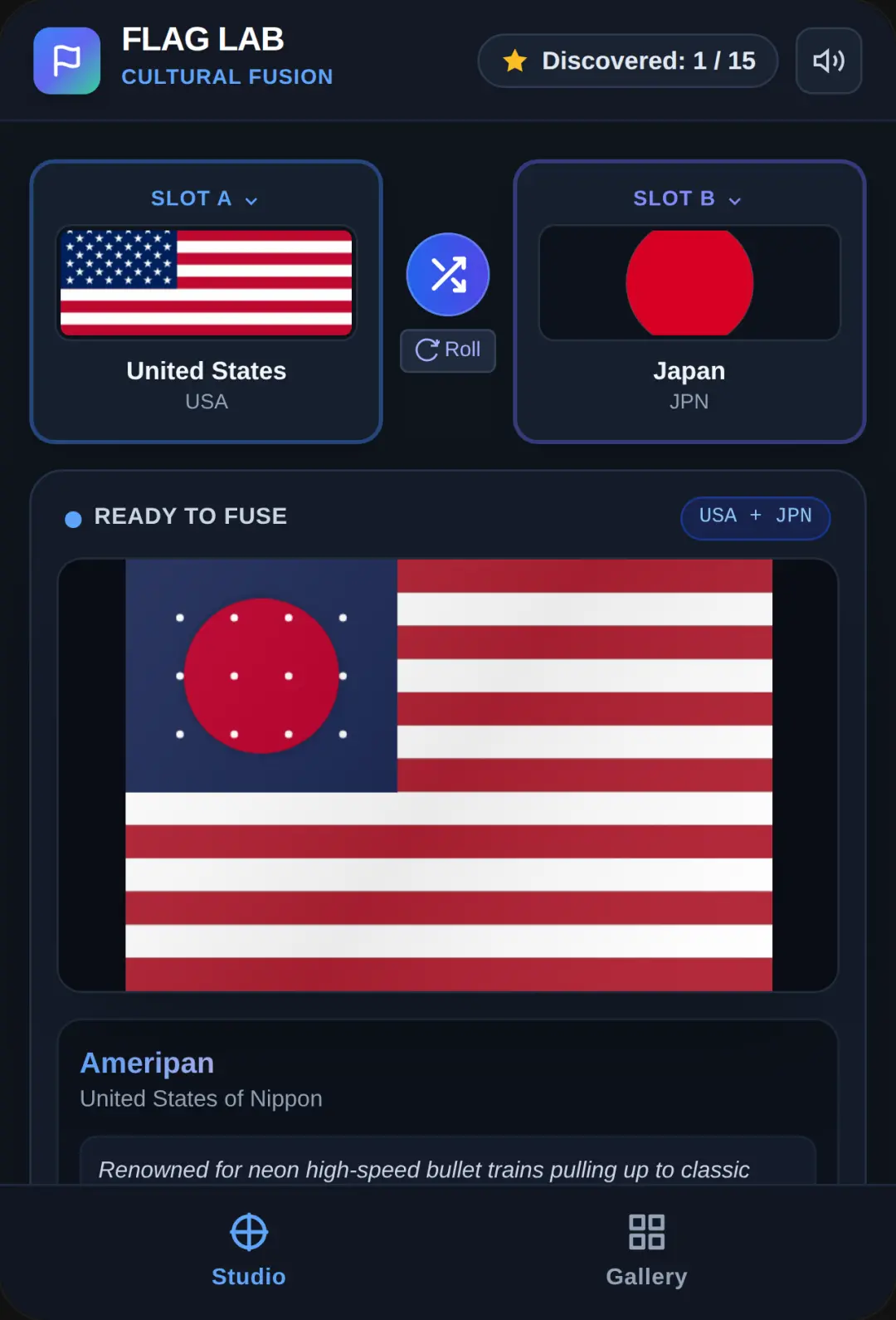Mixing flag lab cover